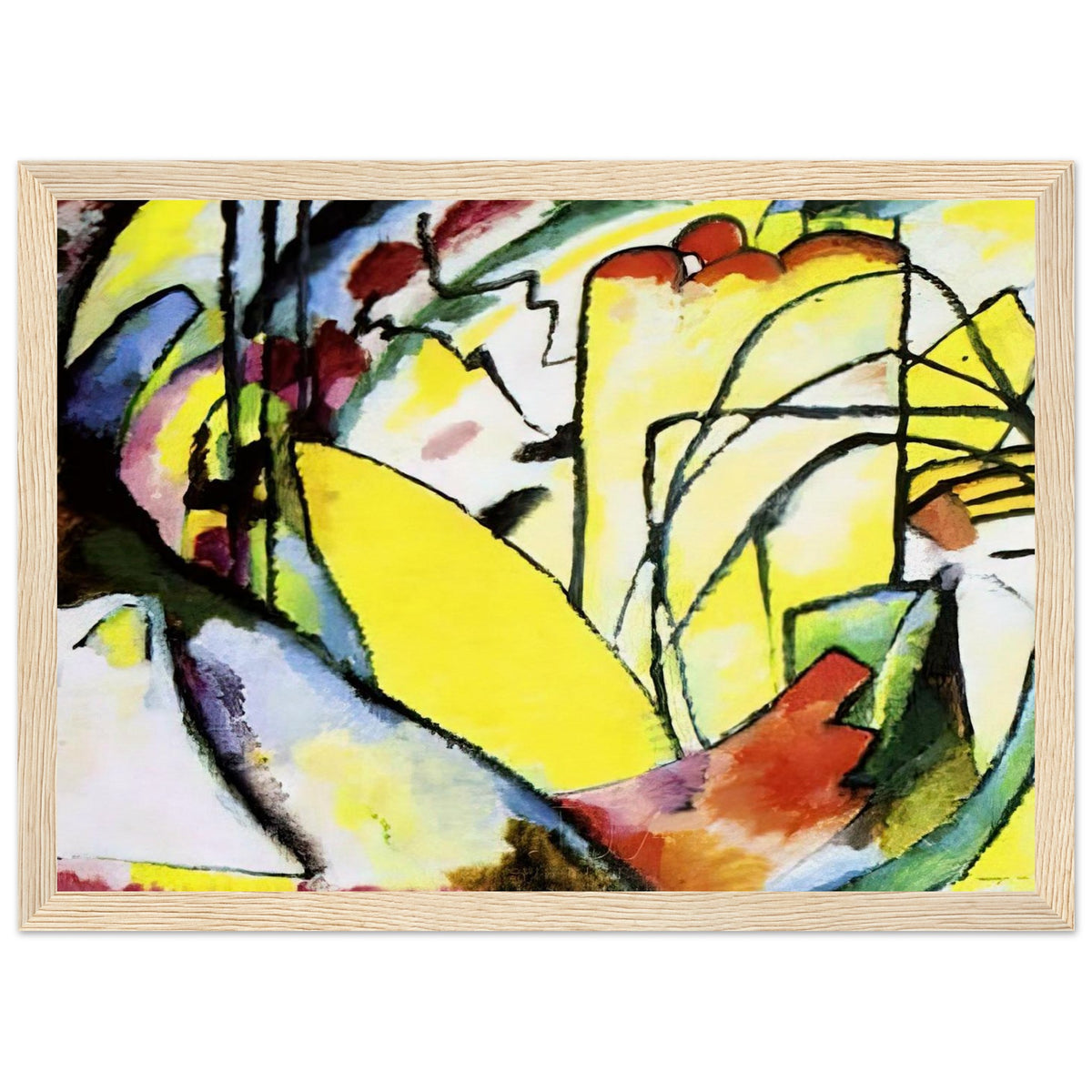 IMPROVISATION 10 1910 Framed Poster | Wassily Kandinsky Framed Prints Wall Art | Wassily Kandinsky Shop