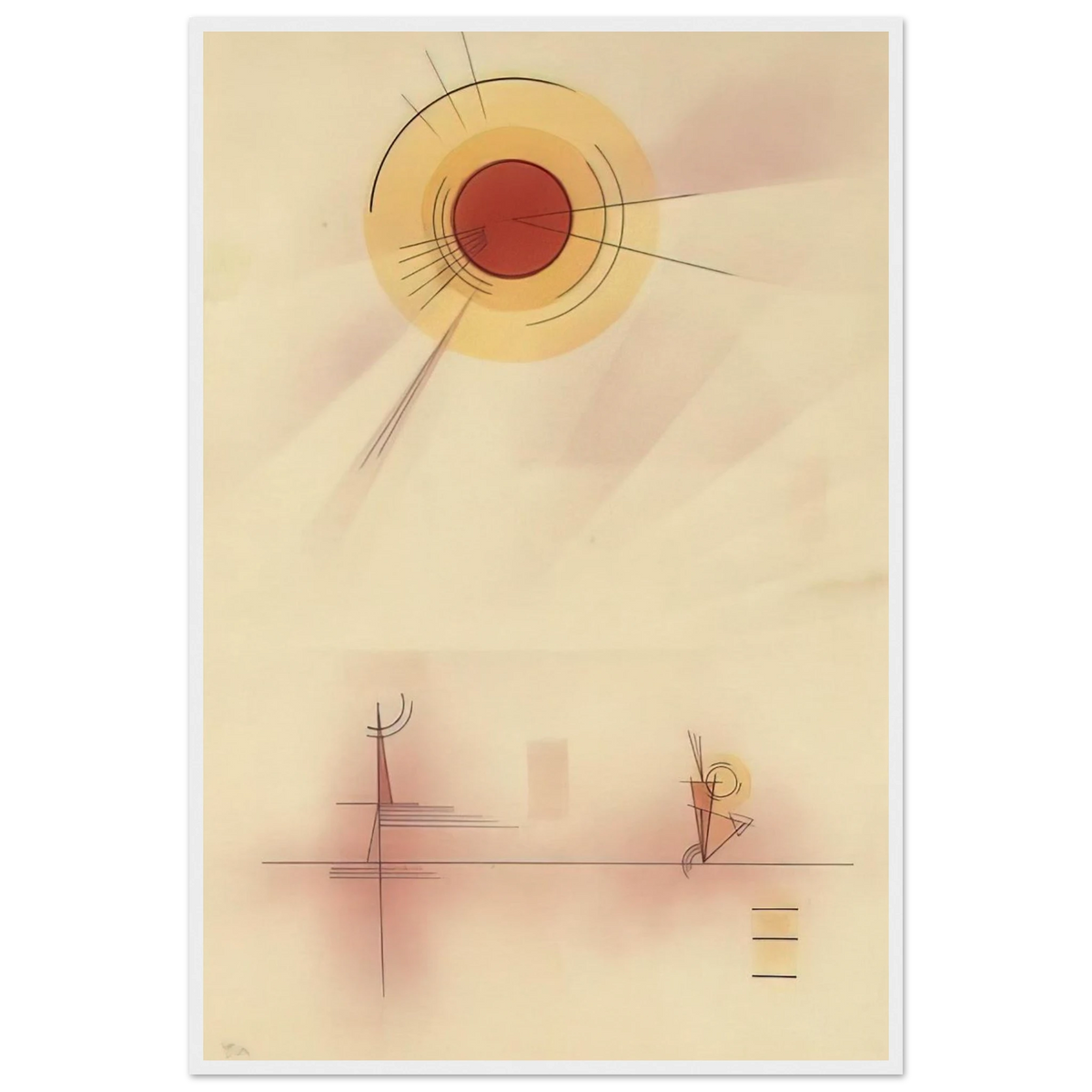 STRAHLEN 1929 Framed Poster | Wassily Kandinsky Framed Prints Wall Art | Wassily Kandinsky Shop