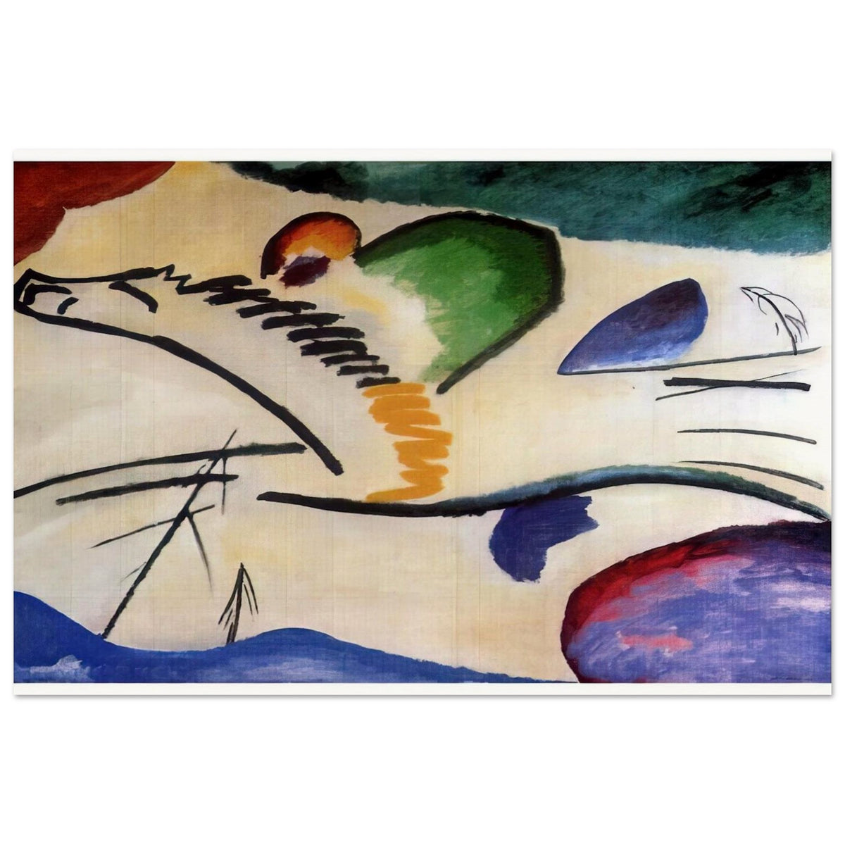 LYRICAL LYRICS 1911 Poster | Wassily Kandinsky Poster | Wassily Kandinsky Shop