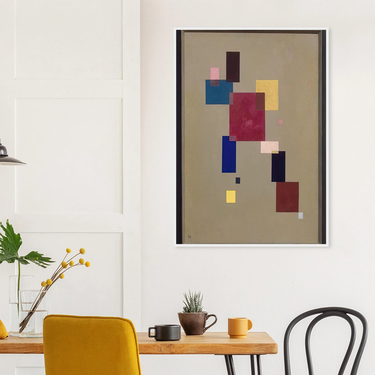 THREE RECTANGLES 1930 Framed Poster | Wassily Kandinsky Framed Prints Wall Art | Wassily Kandinsky Shop