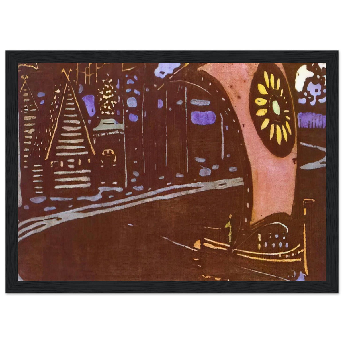 THE GOLDEN SAIL 1903 Framed Poster | Wassily Kandinsky Framed Prints Wall Art | Wassily Kandinsky Shop