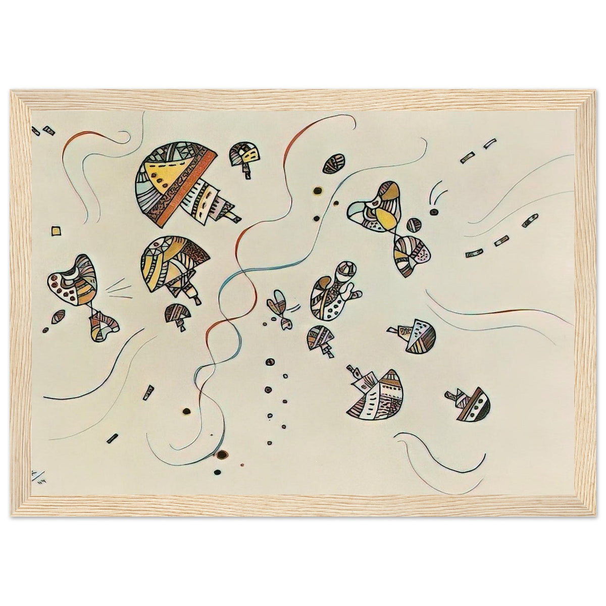 LAST WATERCOLOUR 1944 Framed Poster | Wassily Kandinsky Framed Prints Wall Art | Wassily Kandinsky Shop