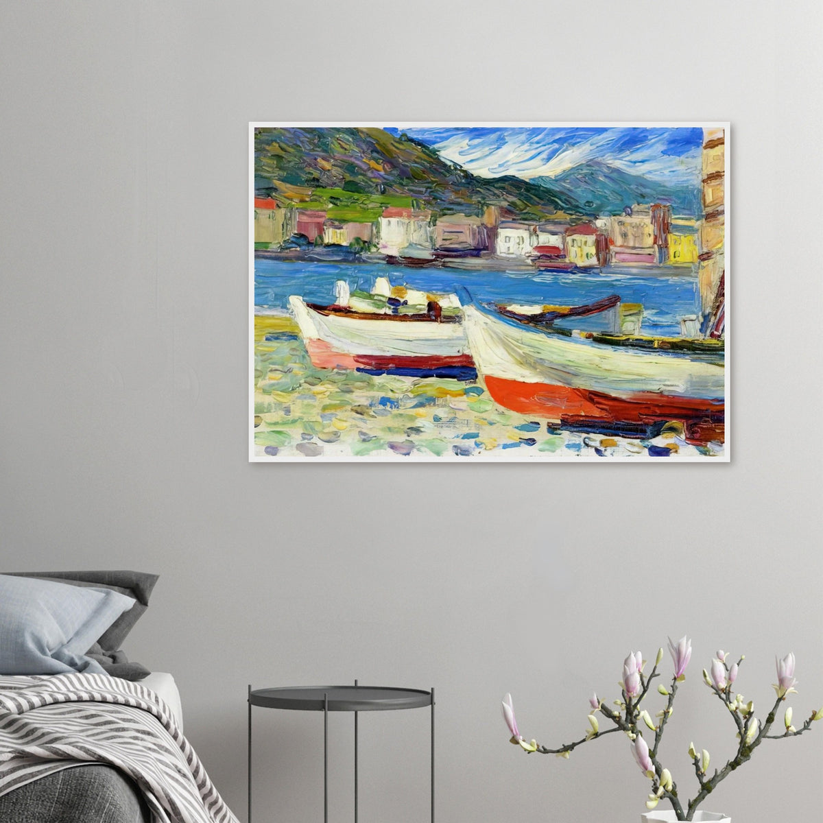 RAPALLO BOATS Framed Poster | Wassily Kandinsky Framed Prints Wall Art | Wassily Kandinsky Shop