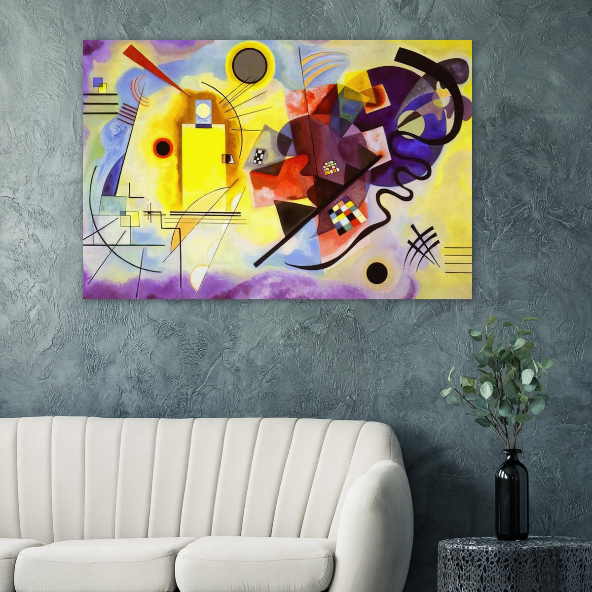 YELLOW RED BLUE 1925 Poster | Wassily Kandinsky Poster | Wassily Kandinsky Shop