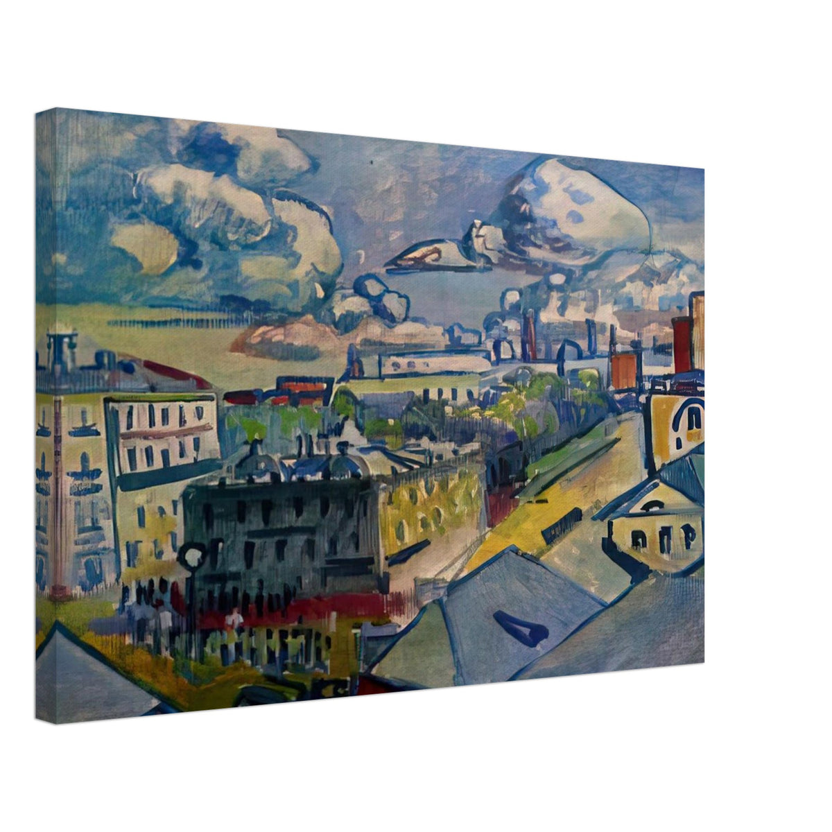 MOSCOW ZUBOVSKAYA SQUARE STUDY 1916 Canvas | Wassily Kandinsky Canvas | Wassily Kandinsky Shop
