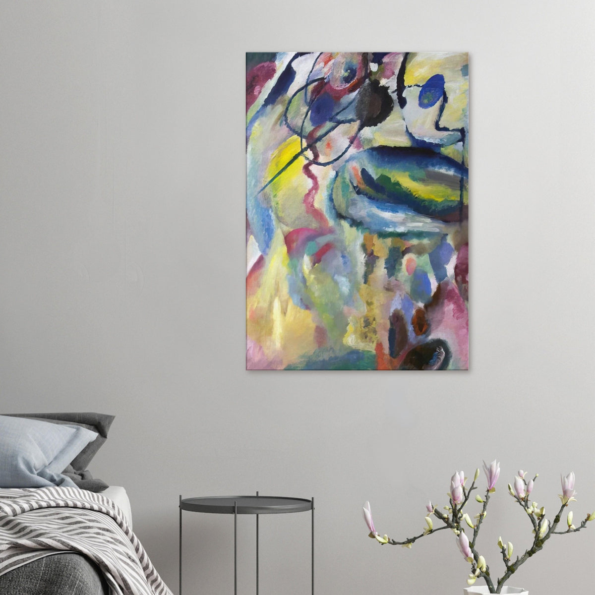 PICTURE WITH A CIRCLE 1911 Canvas | Wassily Kandinsky Canvas | Wassily Kandinsky Shop
