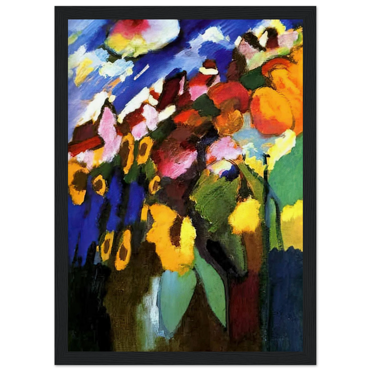 MURNAU GARDEN 1909 Framed Poster | Wassily Kandinsky Framed Prints Wall Art | Wassily Kandinsky Shop