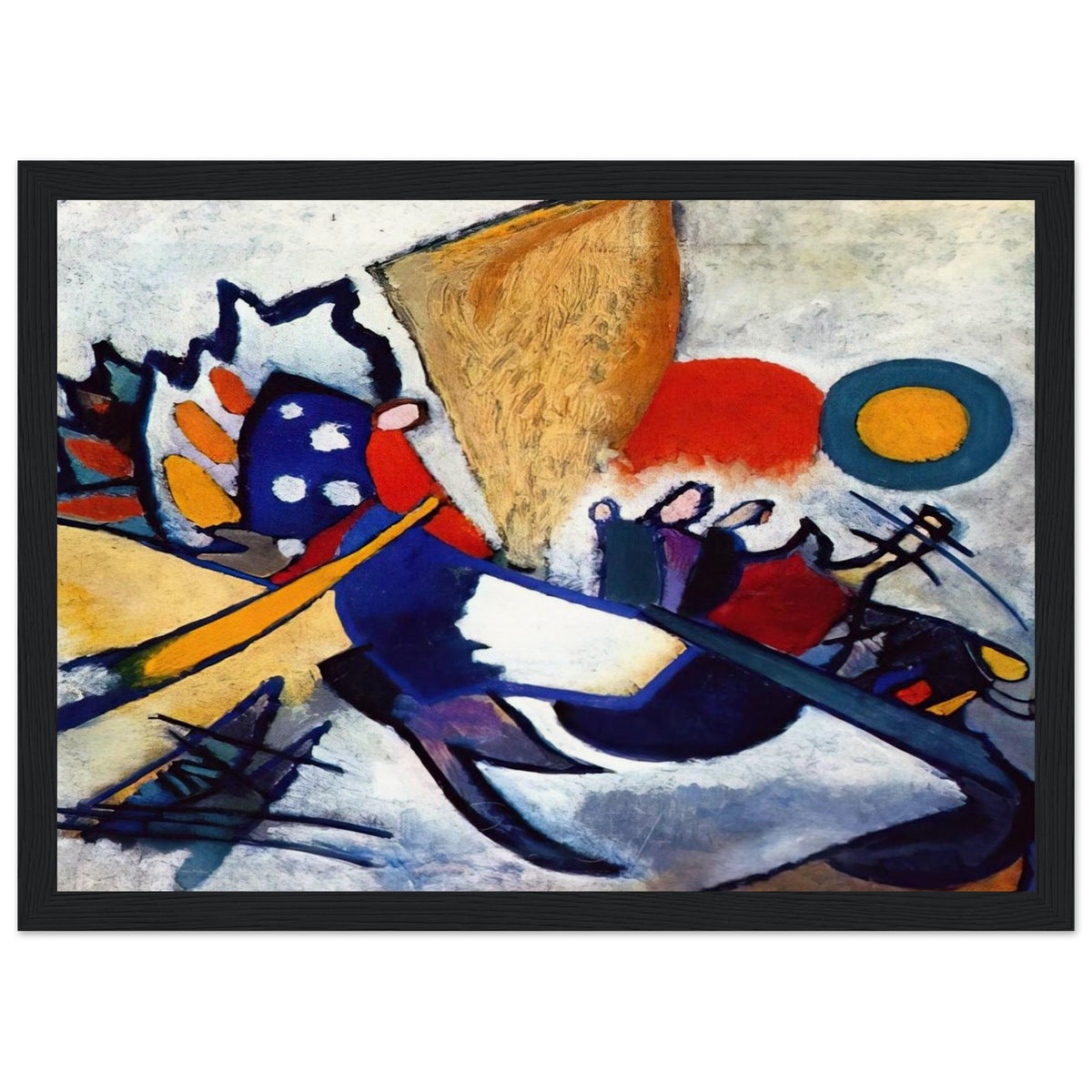 IMPROVISATION 209 1917 Framed Poster | Wassily Kandinsky Framed Prints Wall Art | Wassily Kandinsky Shop