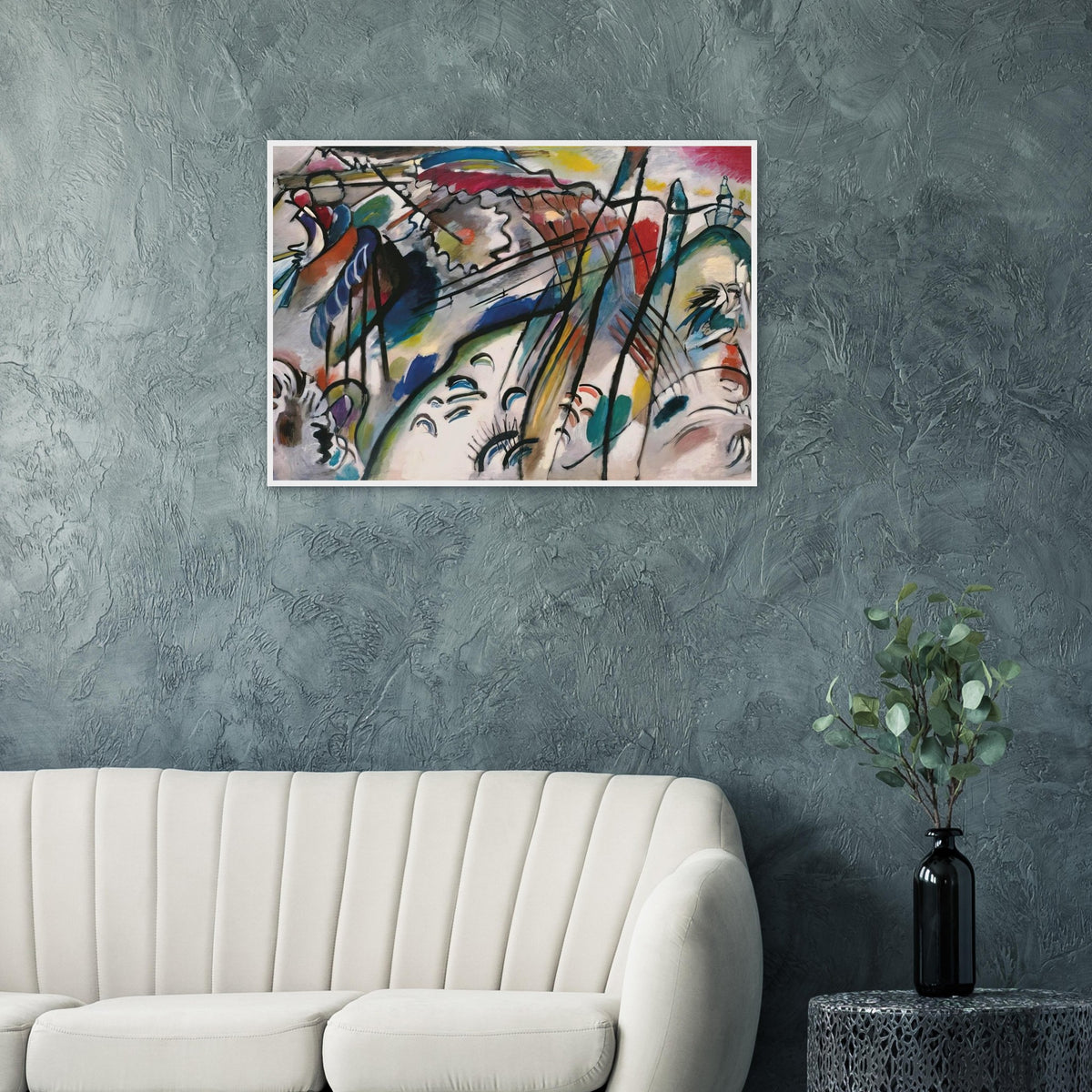 IMPROVISATION 28 SECOND VERSION 1912 Framed Poster | Wassily Kandinsky Framed Prints Wall Art | Wassily Kandinsky Shop