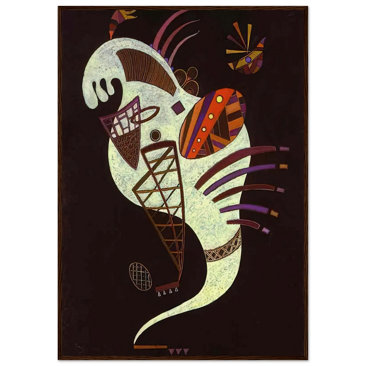 WHITE FIGURE 1943 Framed Poster | Wassily Kandinsky Framed Prints Wall Art | Wassily Kandinsky Shop