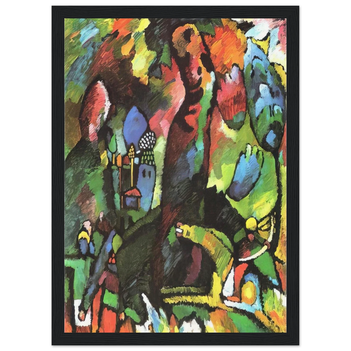 PICTURE WITH ARCHER 1909 Framed Poster | Wassily Kandinsky Framed Prints Wall Art | Wassily Kandinsky Shop