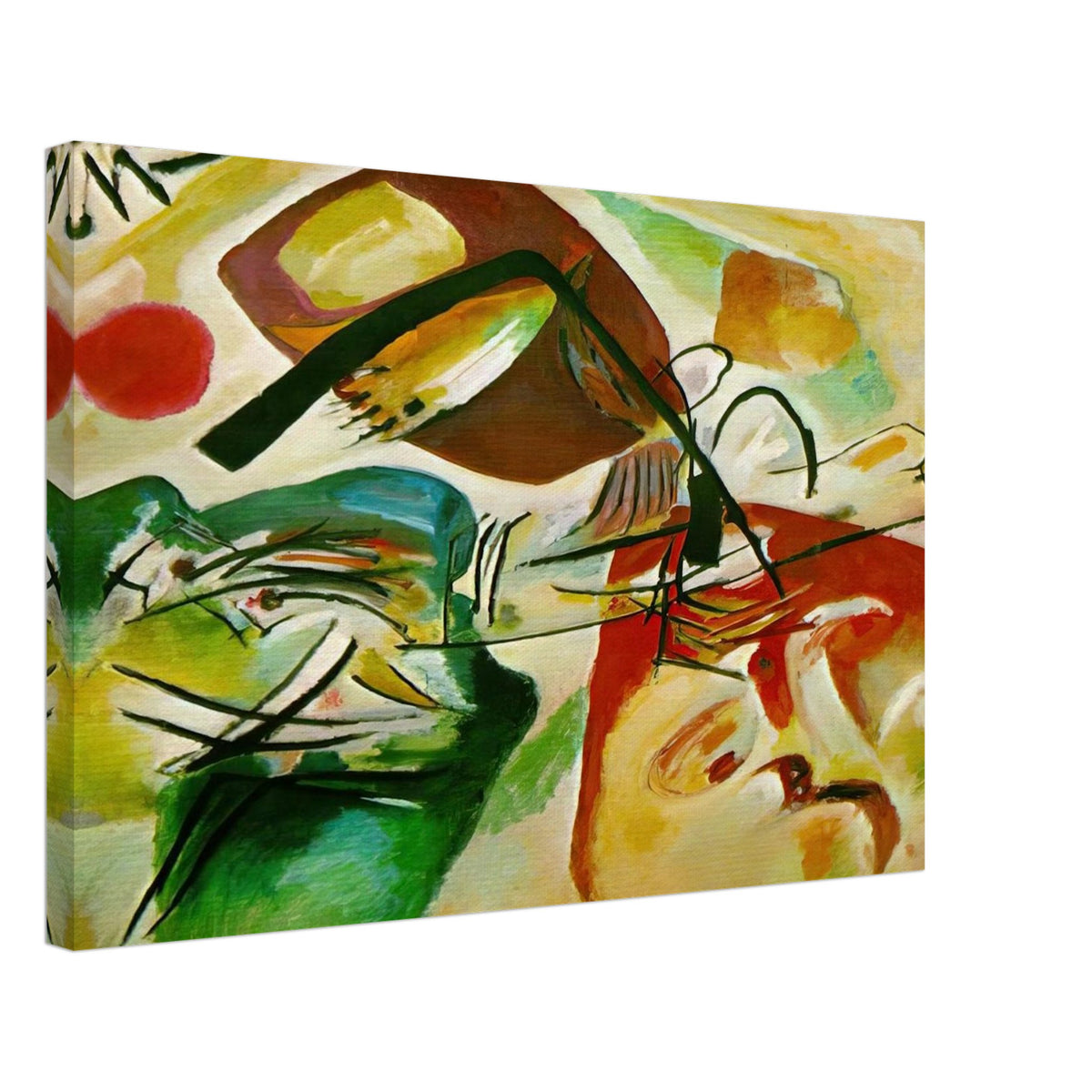 PICTURE WITH A BLACK ARCH 1912 Canvas | Wassily Kandinsky Canvas | Wassily Kandinsky Shop