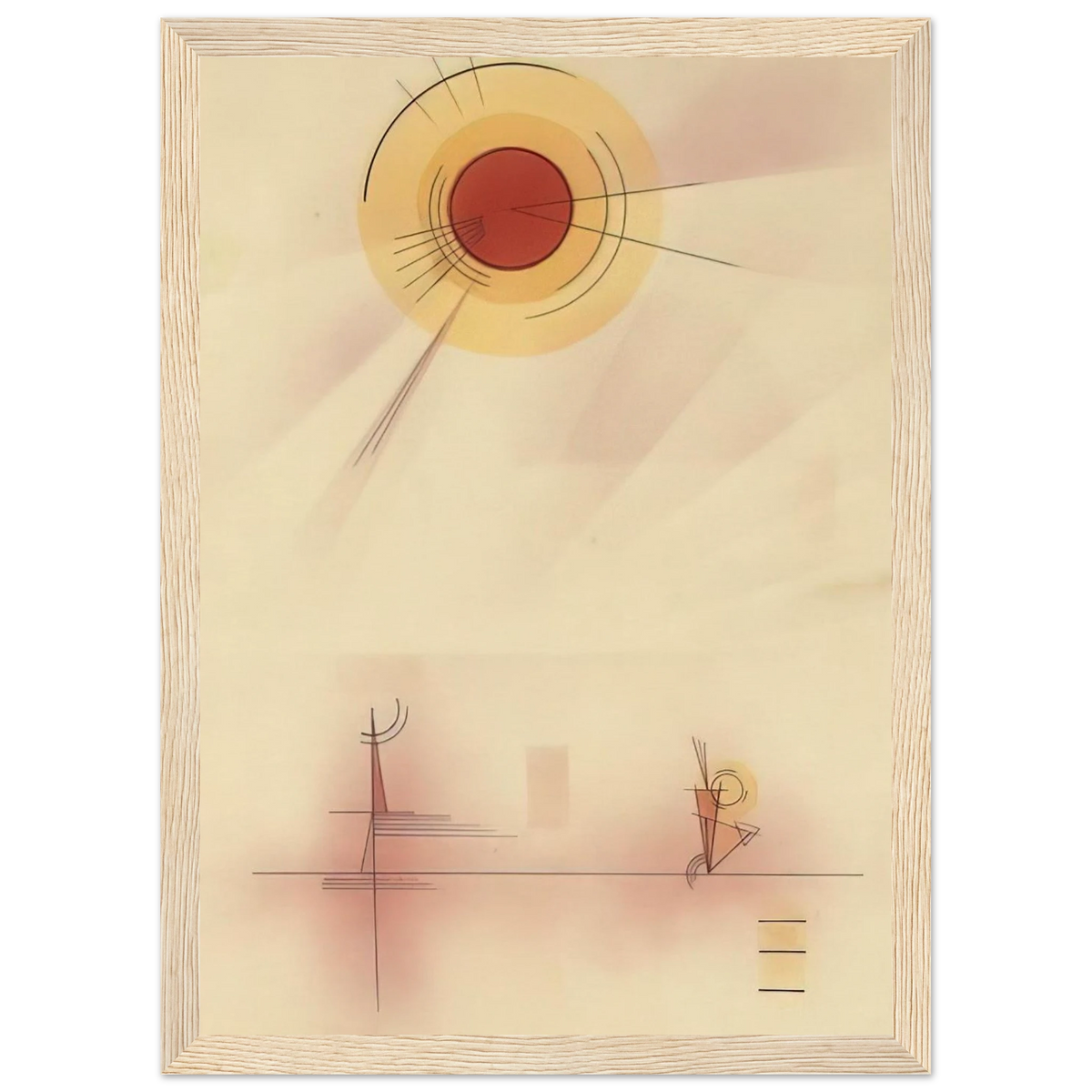 STRAHLEN 1929 Framed Poster | Wassily Kandinsky Framed Prints Wall Art | Wassily Kandinsky Shop
