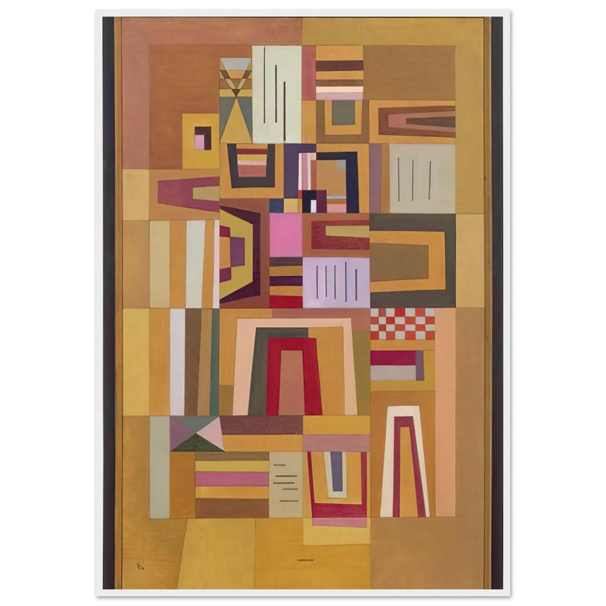COMPENSATION ROSE 1933 Framed Poster | Wassily Kandinsky Framed Prints Wall Art | Wassily Kandinsky Shop