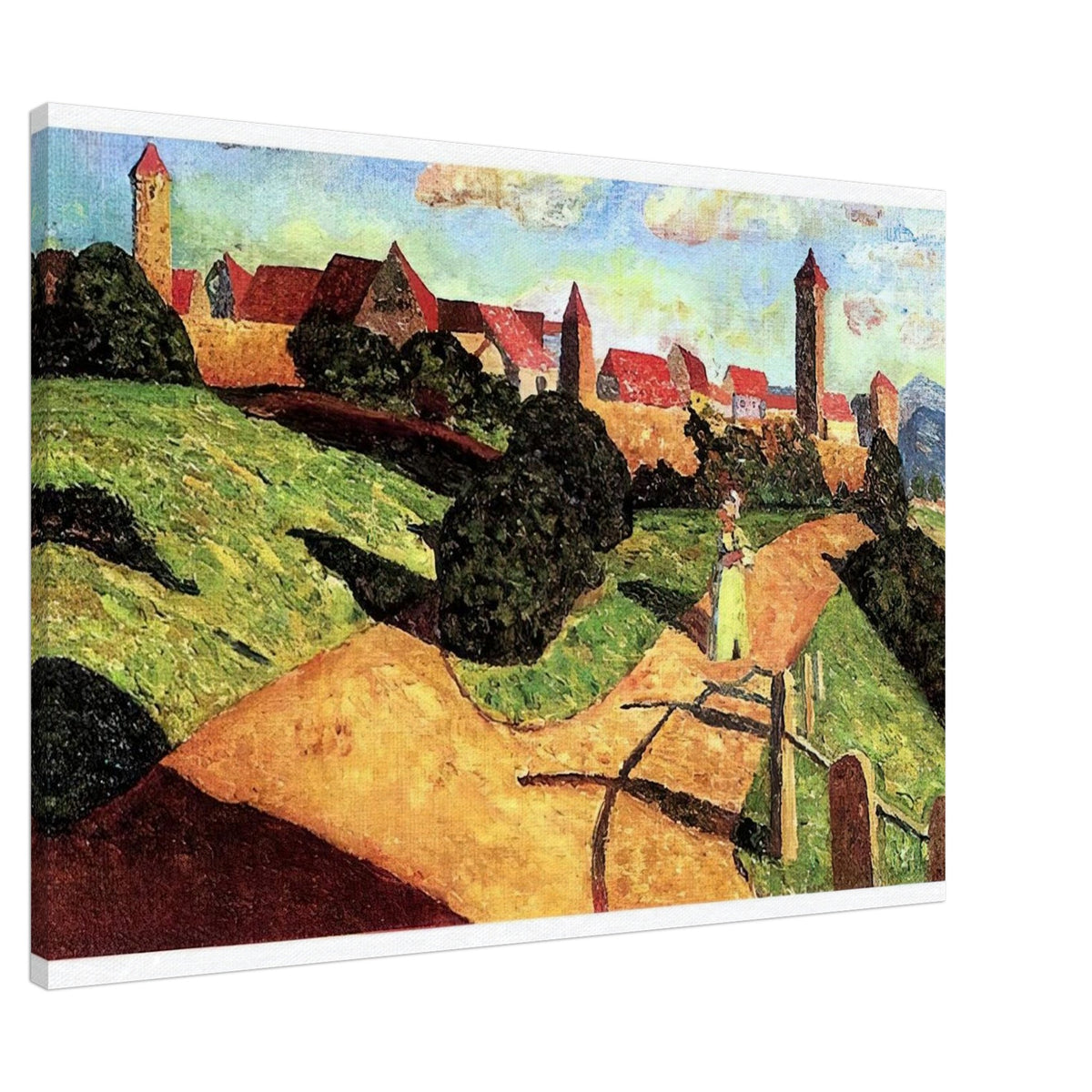 OLD TOWN II 1902 Canvas | Wassily Kandinsky Canvas | Wassily Kandinsky Shop