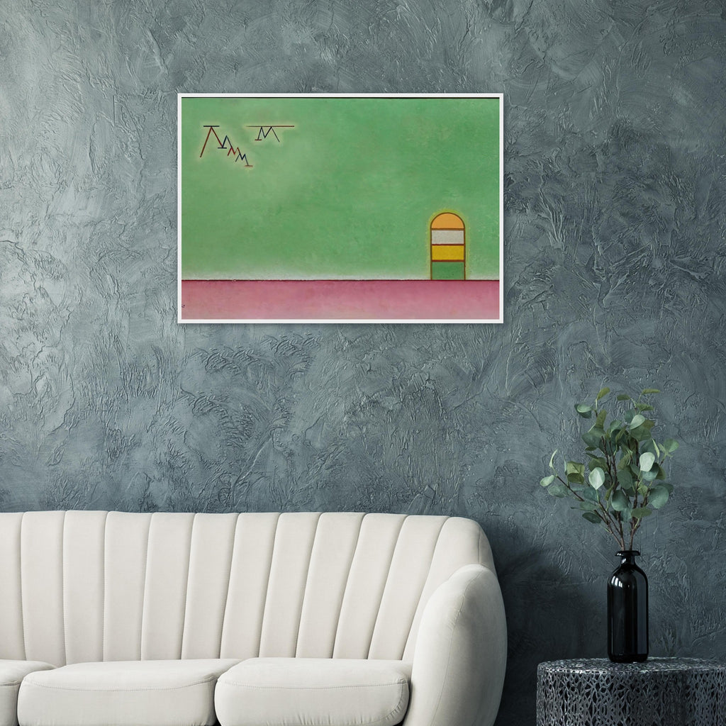 GREEN EMPTYNESS 1930 Framed Poster | Wassily Kandinsky Framed Prints Wall Art | Wassily Kandinsky Shop