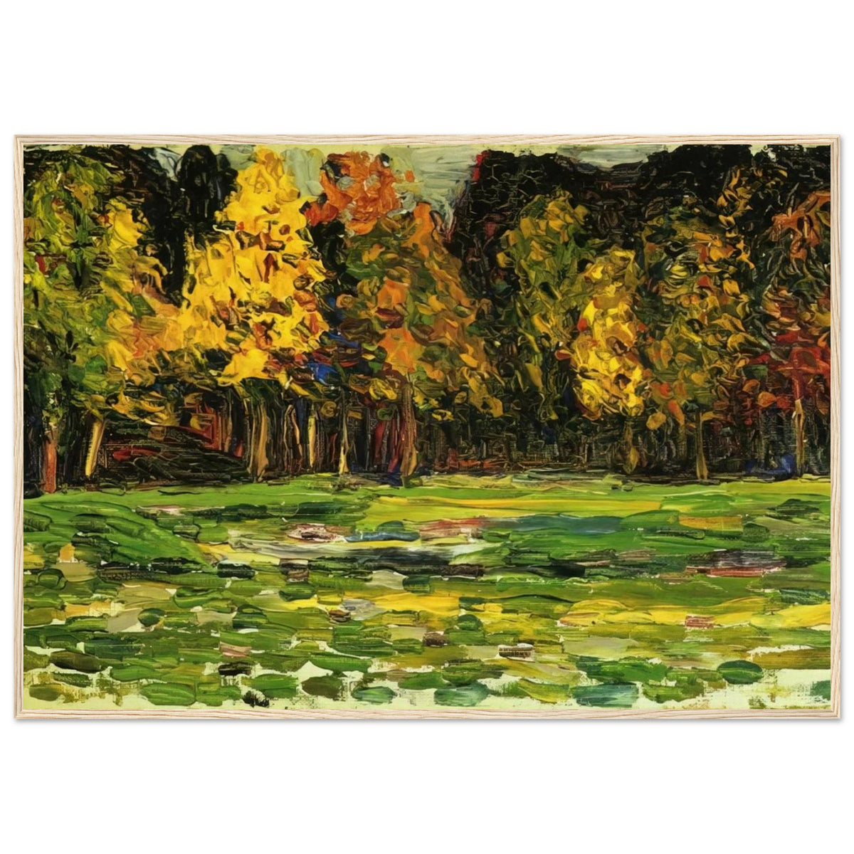 FOREST EDGE Framed Poster | Wassily Kandinsky Framed Prints Wall Art | Wassily Kandinsky Shop