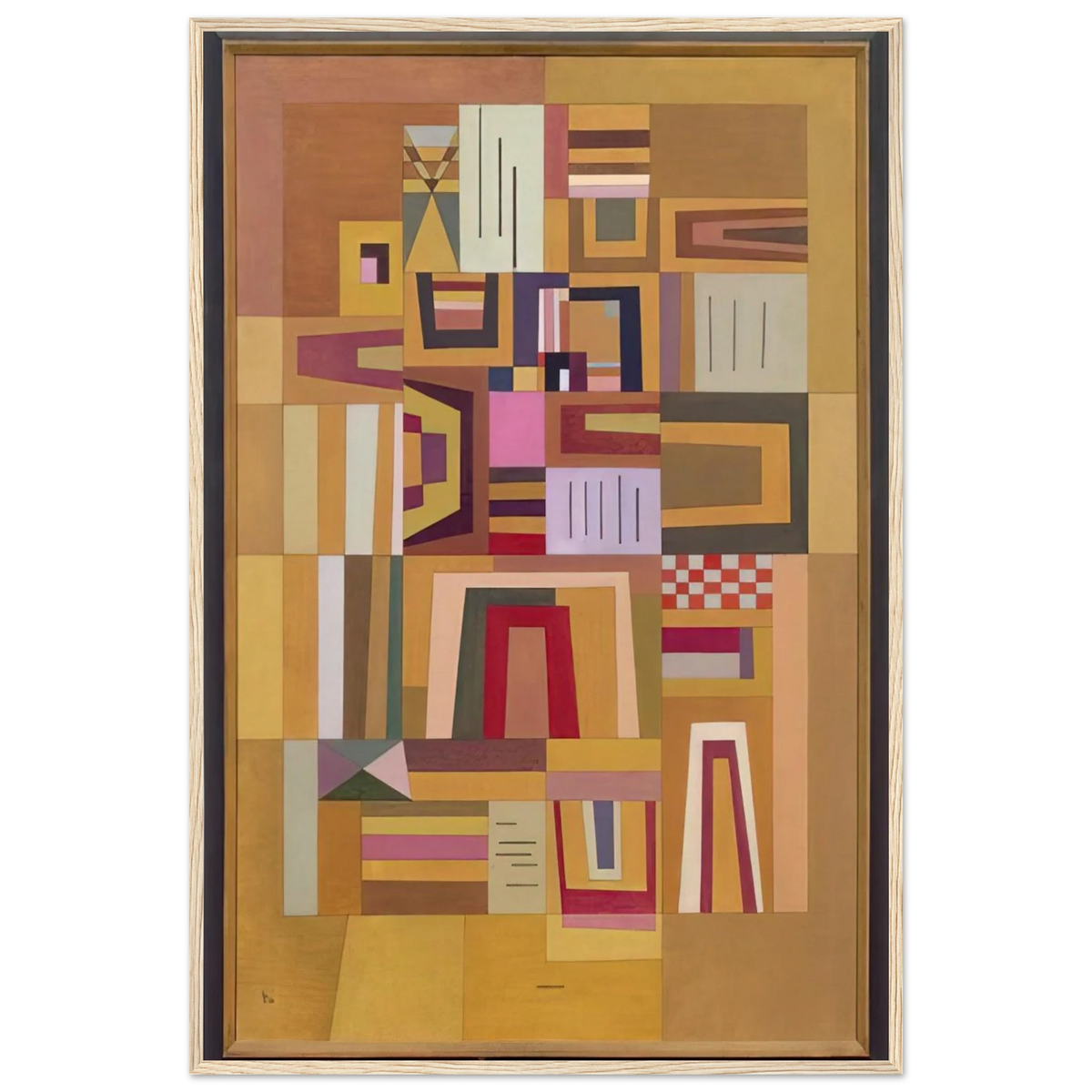 COMPENSATION ROSE 1933 Framed Poster | Wassily Kandinsky Framed Prints Wall Art | Wassily Kandinsky Shop