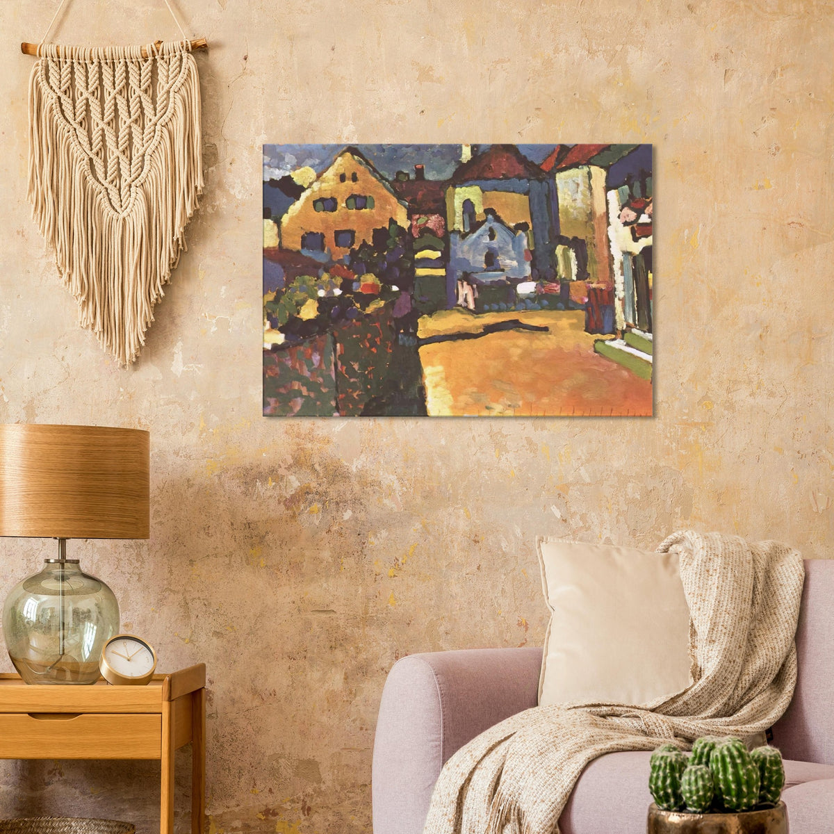 GRUNGASSE IN MURNAU 1909 Canvas | Wassily Kandinsky Canvas | Wassily Kandinsky Shop
