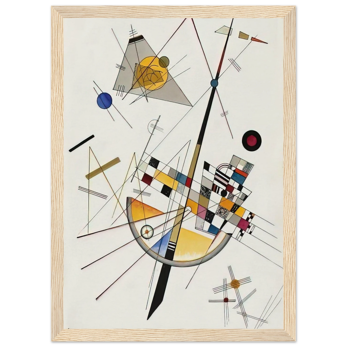 DELICATE TENSION NO 85 1923 Framed Poster | Wassily Kandinsky Framed Prints Wall Art | Wassily Kandinsky Shop