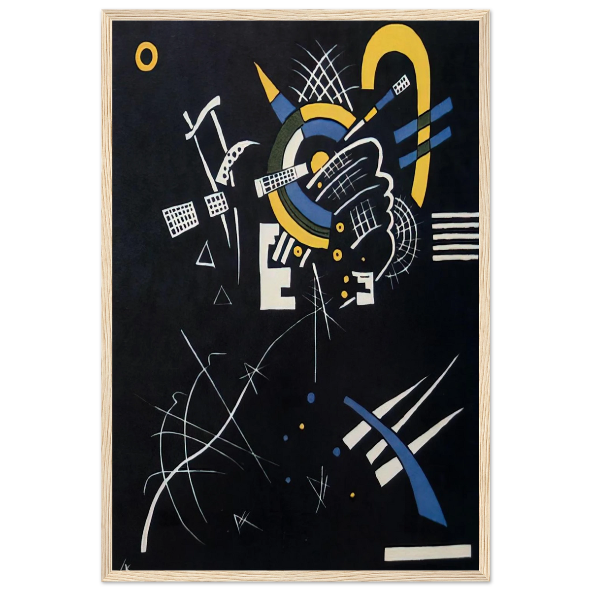 SMALL WORLDS VII 1922 Framed Poster | Wassily Kandinsky Framed Prints Wall Art | Wassily Kandinsky Shop