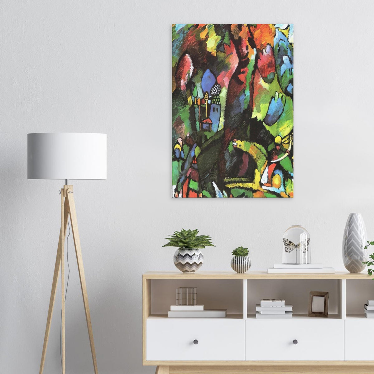 PICTURE WITH ARCHER 1909 Canvas | Wassily Kandinsky Canvas | Wassily Kandinsky Shop