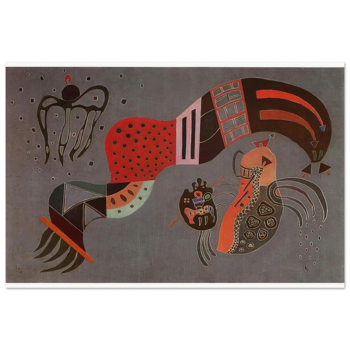 TEMPERED ELAN 1944 Poster | Wassily Kandinsky Poster | Wassily Kandinsky Shop