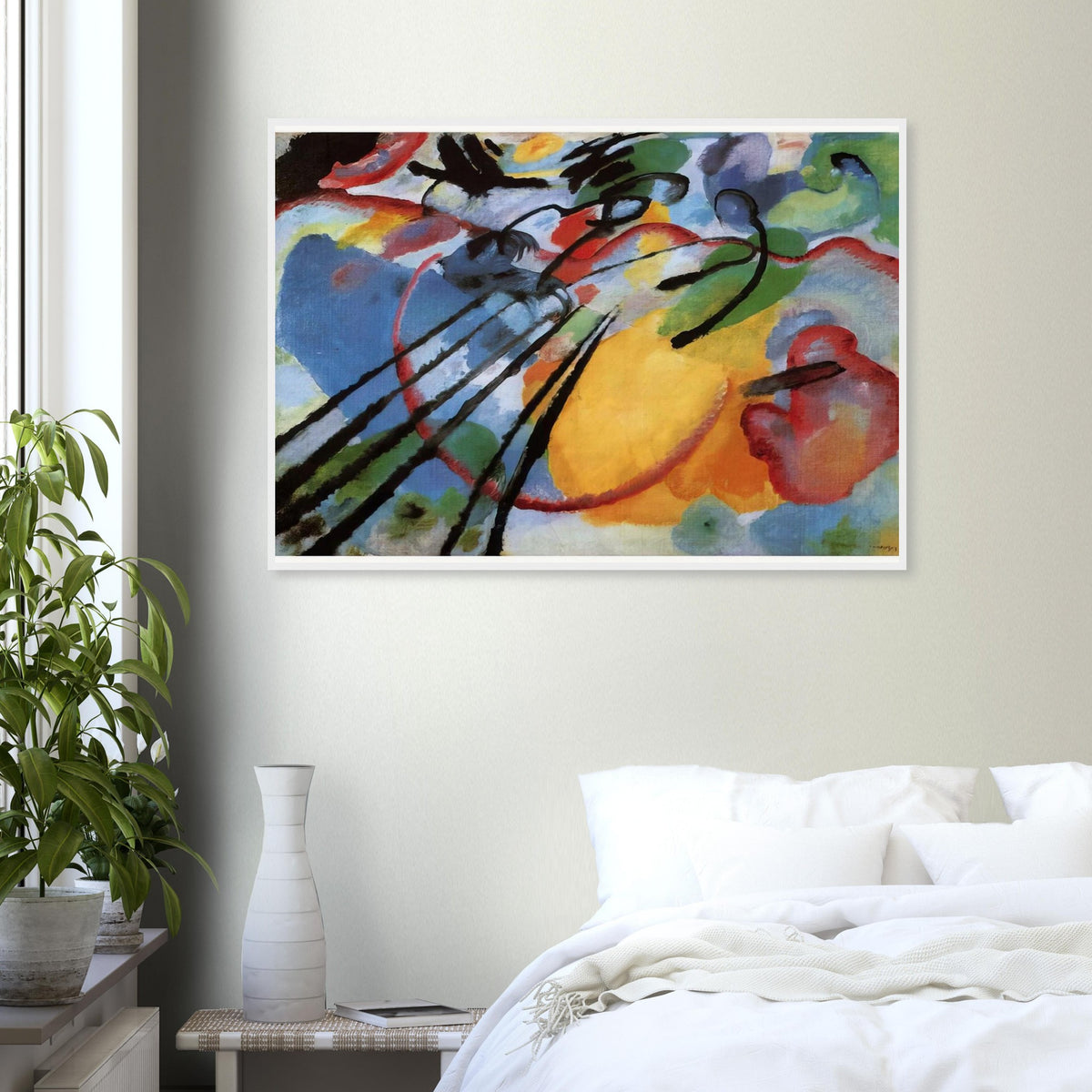 IMPROVISATION 26 ROWING 1912 Framed Poster | Wassily Kandinsky Framed Prints Wall Art | Wassily Kandinsky Shop
