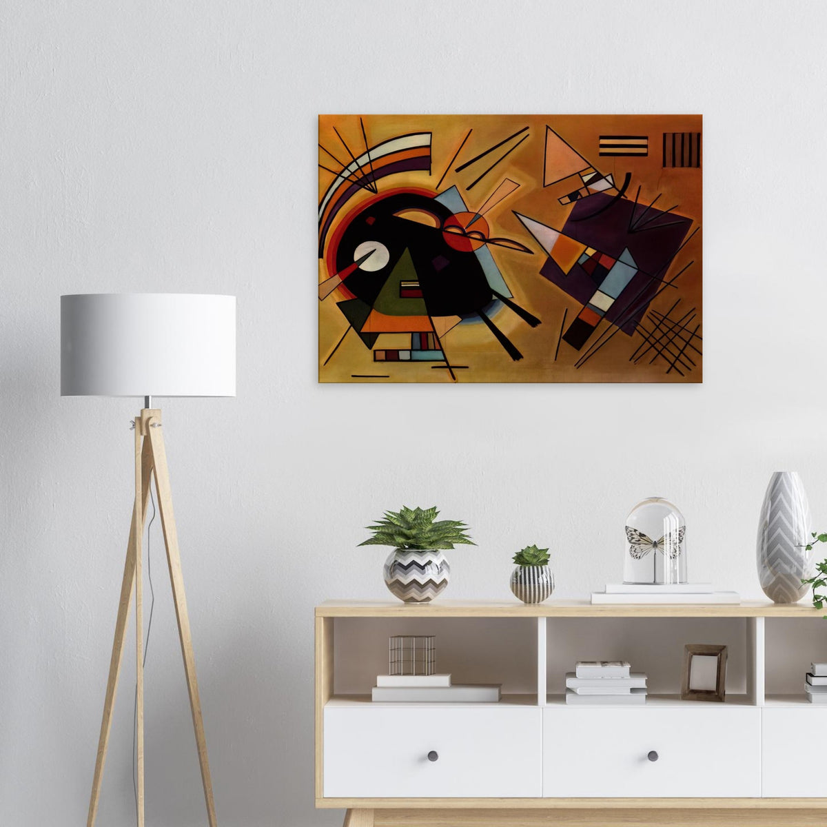 BLACK AND VIOLET 1923 Canvas | Wassily Kandinsky Canvas | Wassily Kandinsky Shop