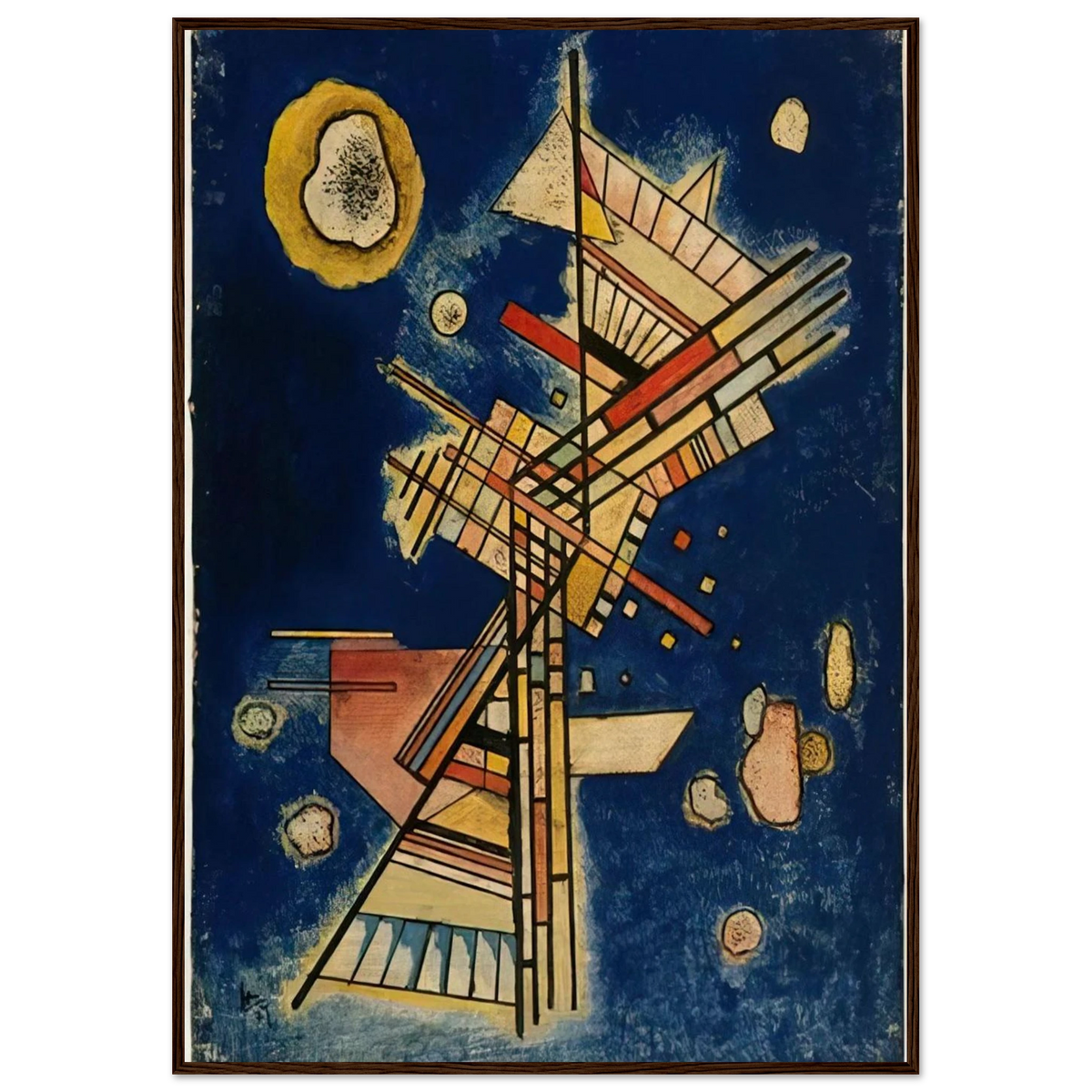 DARK FRESHNESS 1927 Framed Poster | Wassily Kandinsky Framed Prints Wall Art | Wassily Kandinsky Shop