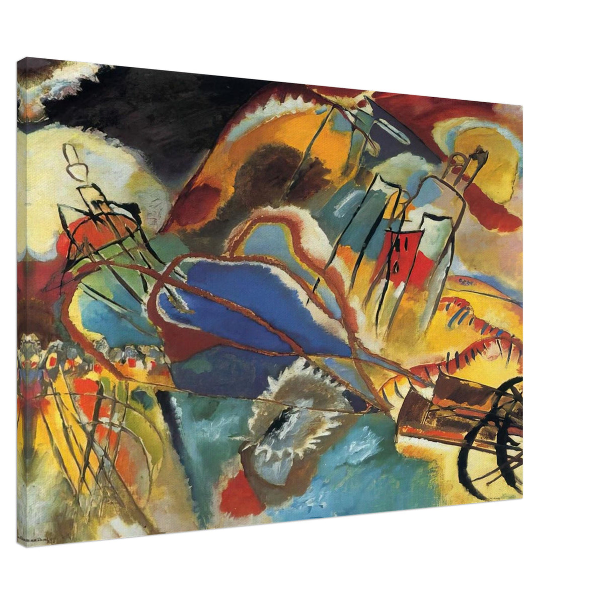 IMPROVISATION 30 CANNONS 1913 Canvas | Wassily Kandinsky Canvas | Wassily Kandinsky Shop