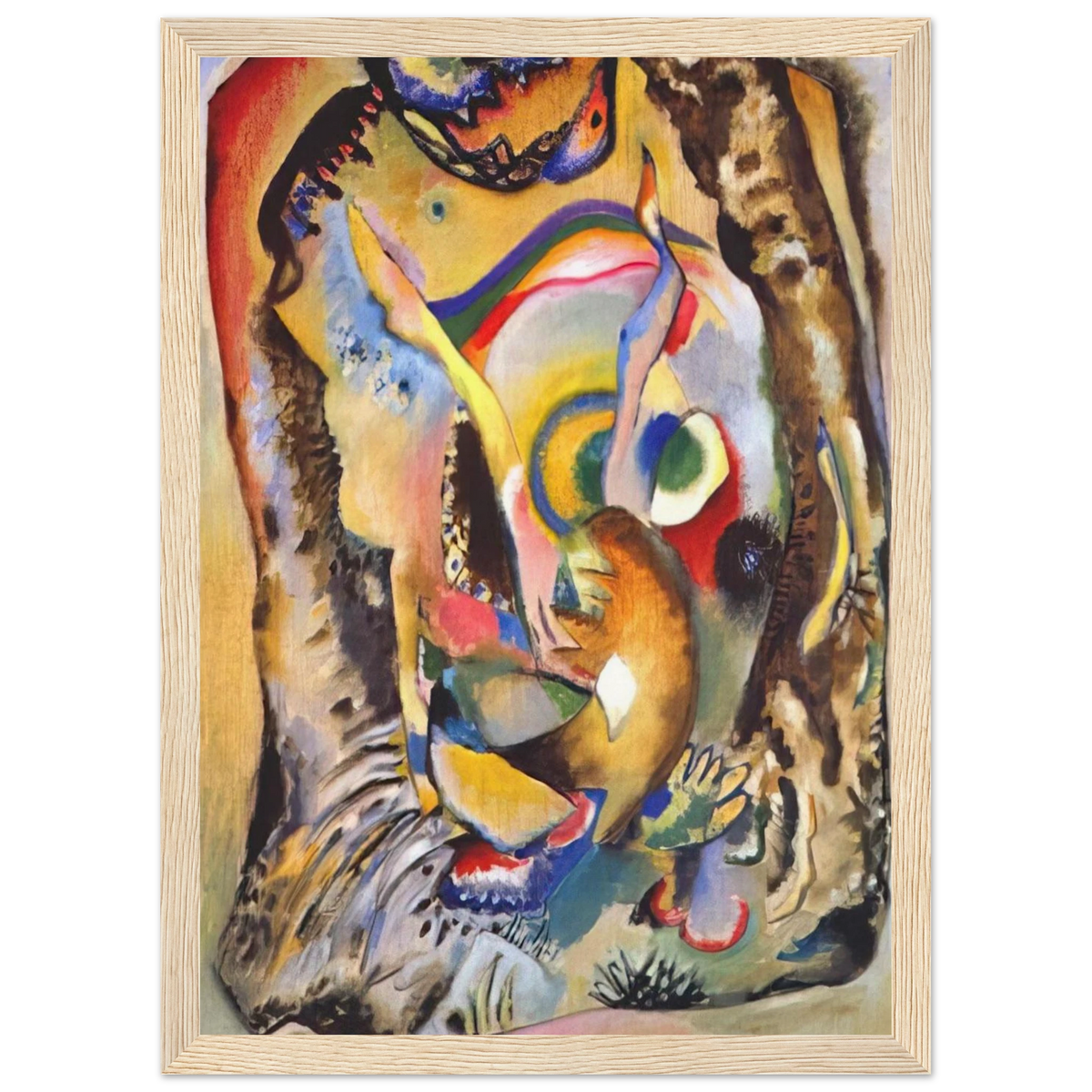 PAINTING ON LIGHT GROUND 1916 Framed Poster | Wassily Kandinsky Framed Prints Wall Art | Wassily Kandinsky Shop