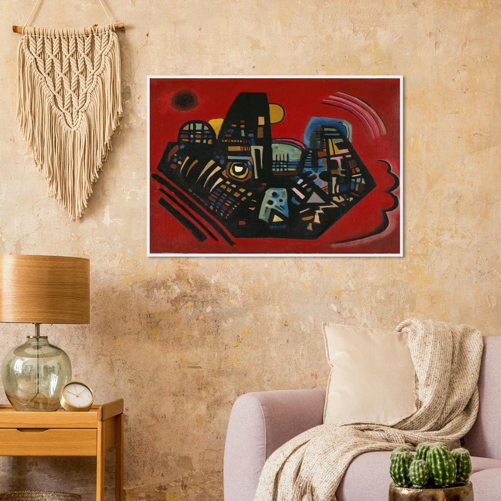 BLACK RED 1928 Framed Poster | Wassily Kandinsky Framed Prints Wall Art | Wassily Kandinsky Shop
