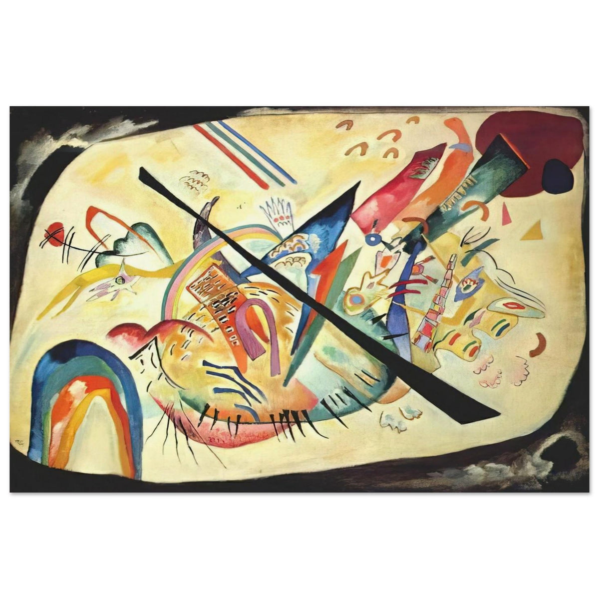 WHITE OVAL 1919 Poster | Wassily Kandinsky Poster | Wassily Kandinsky Shop