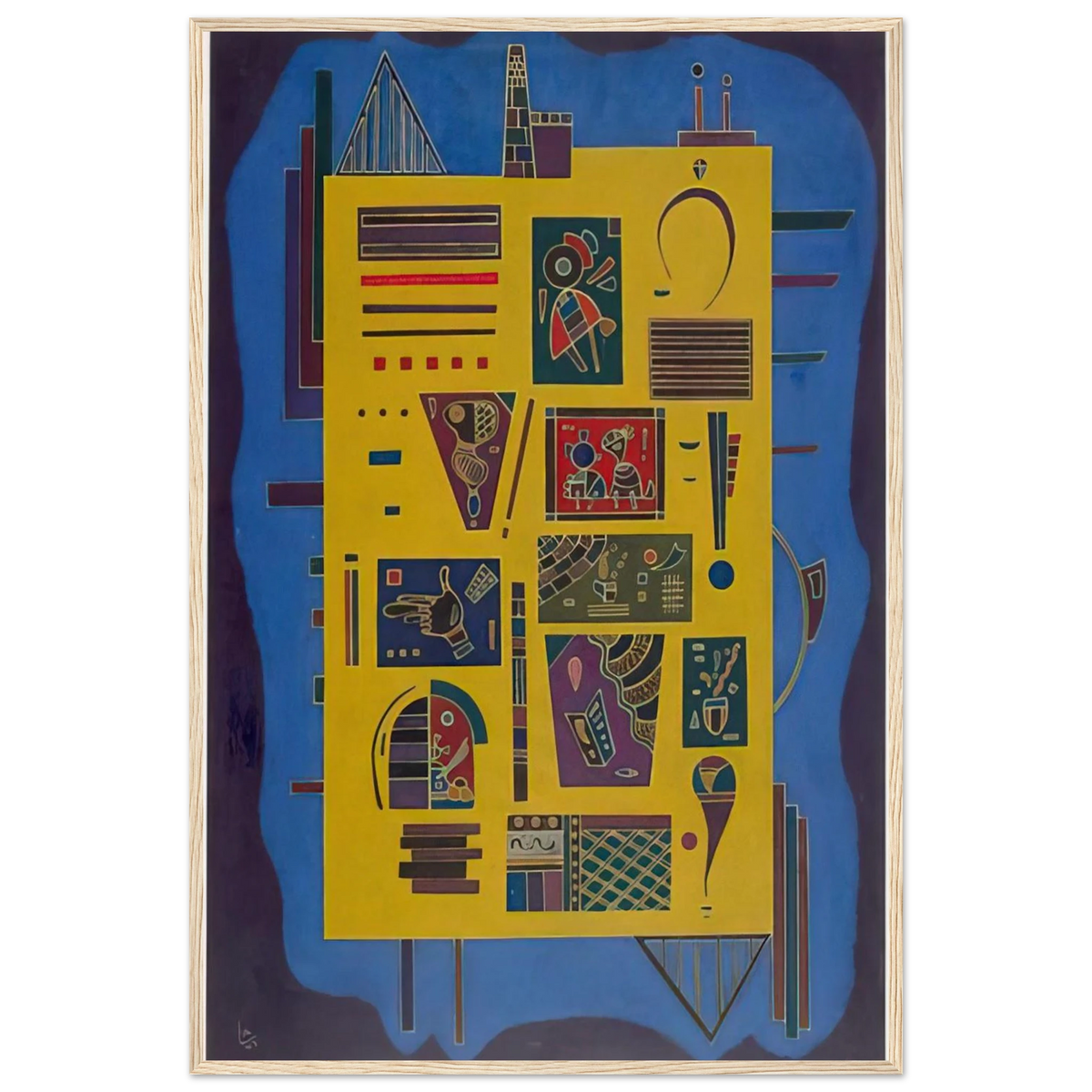 CONGLOMERAT 1943 Framed Poster | Wassily Kandinsky Framed Prints Wall Art | Wassily Kandinsky Shop