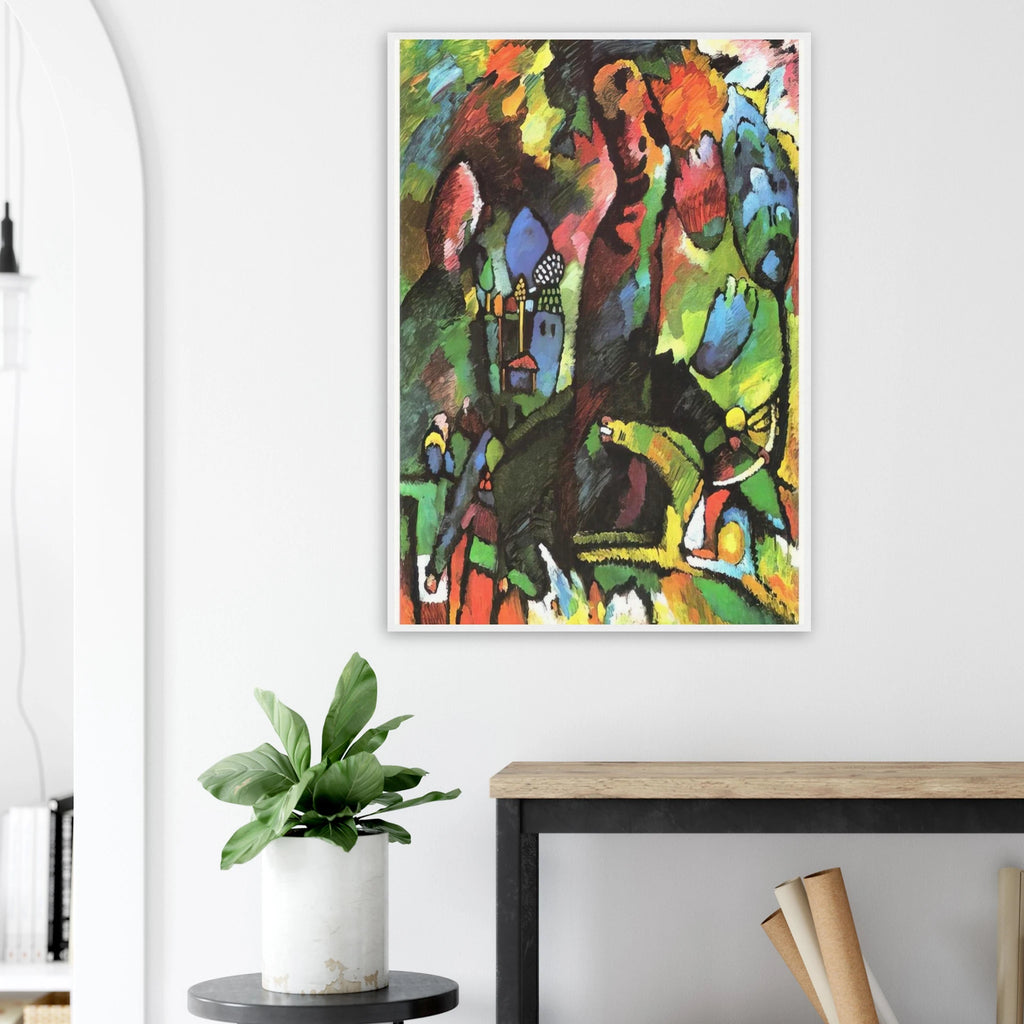PICTURE WITH ARCHER 1909 Framed Poster | Wassily Kandinsky Framed Prints Wall Art | Wassily Kandinsky Shop