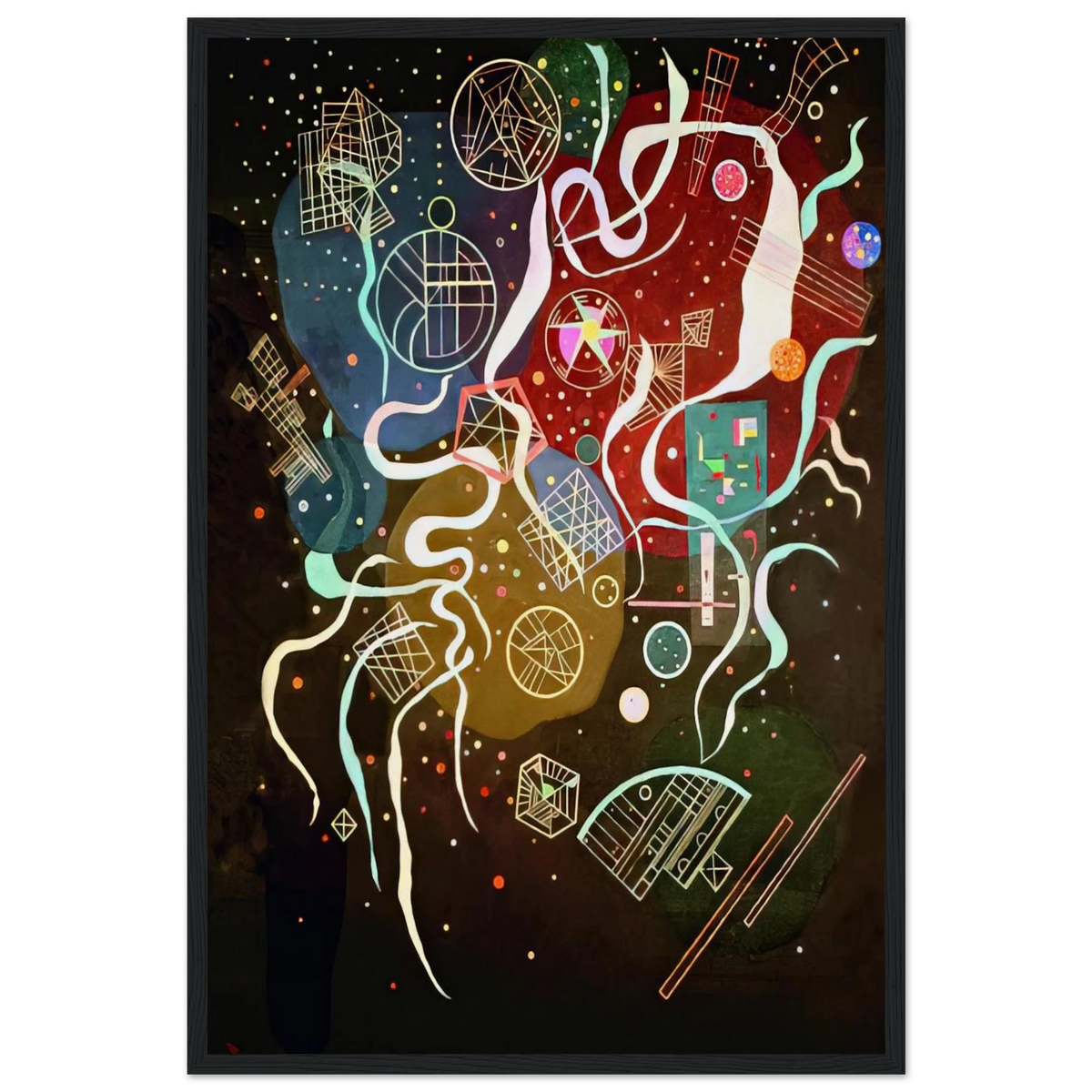 MOVEMENT I 1935 Framed Poster | Wassily Kandinsky Framed Prints Wall Art | Wassily Kandinsky Shop