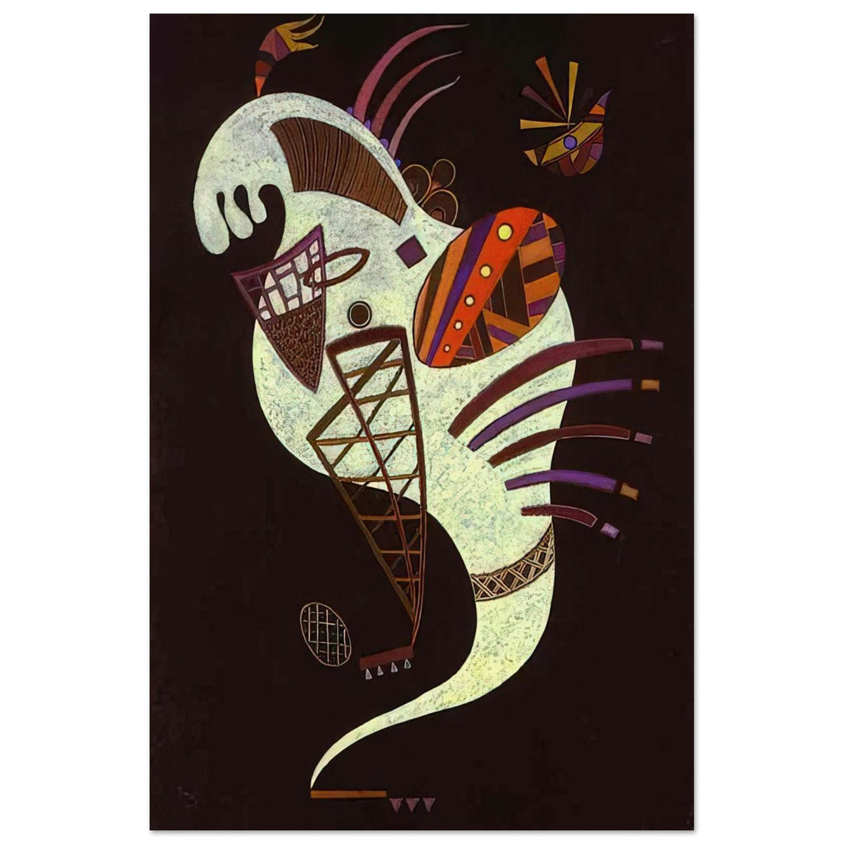 WHITE FIGURE 1943 Poster | Wassily Kandinsky Poster | Wassily Kandinsky Shop