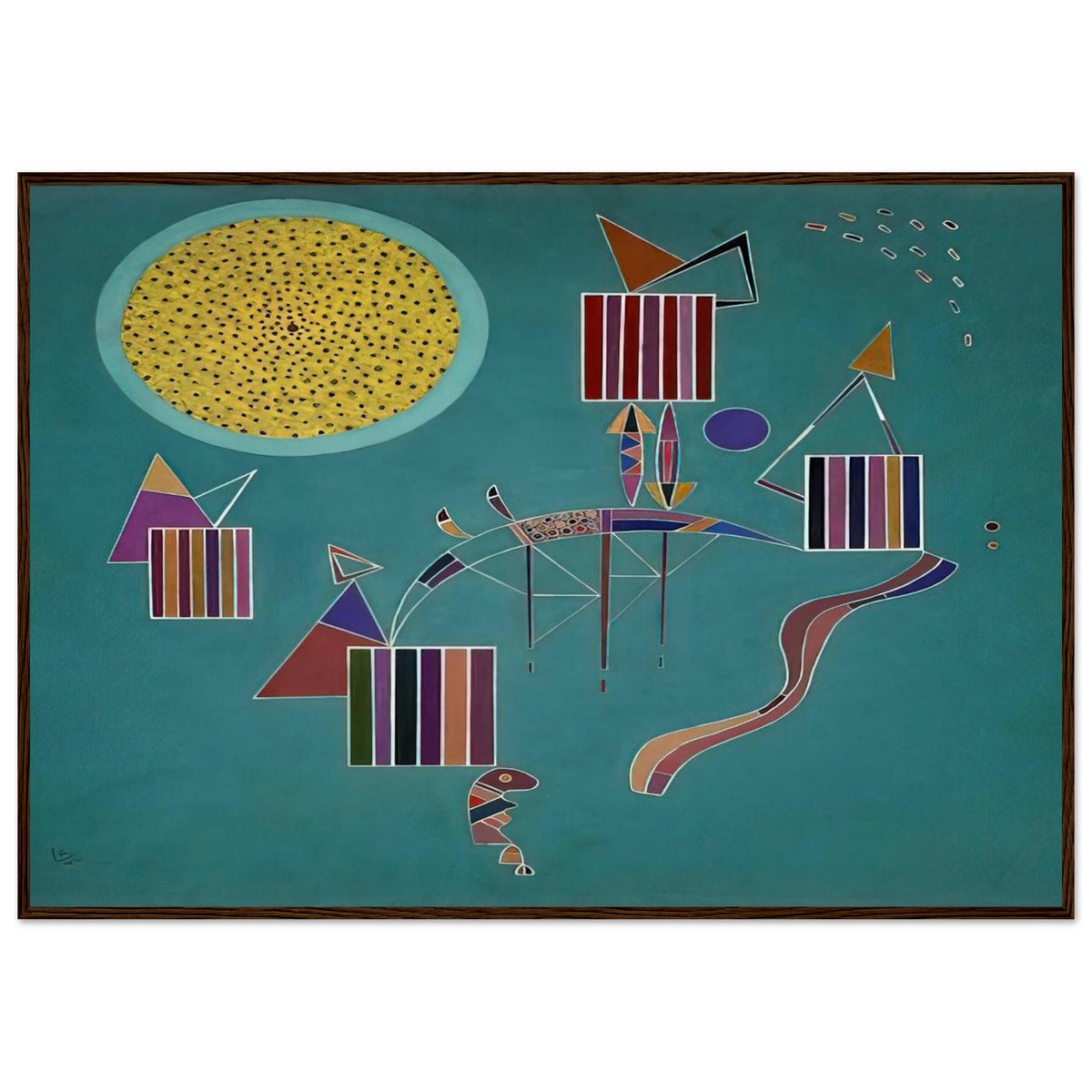 INTIME MESSAGE 1942 Framed Poster | Wassily Kandinsky Framed Prints Wall Art | Wassily Kandinsky Shop