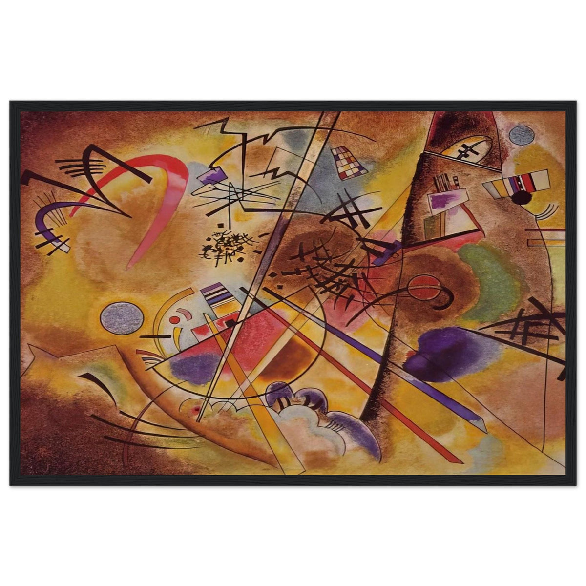 SMALL DREAM IN RED 1925 Framed Poster | Wassily Kandinsky Framed Prints Wall Art | Wassily Kandinsky Shop