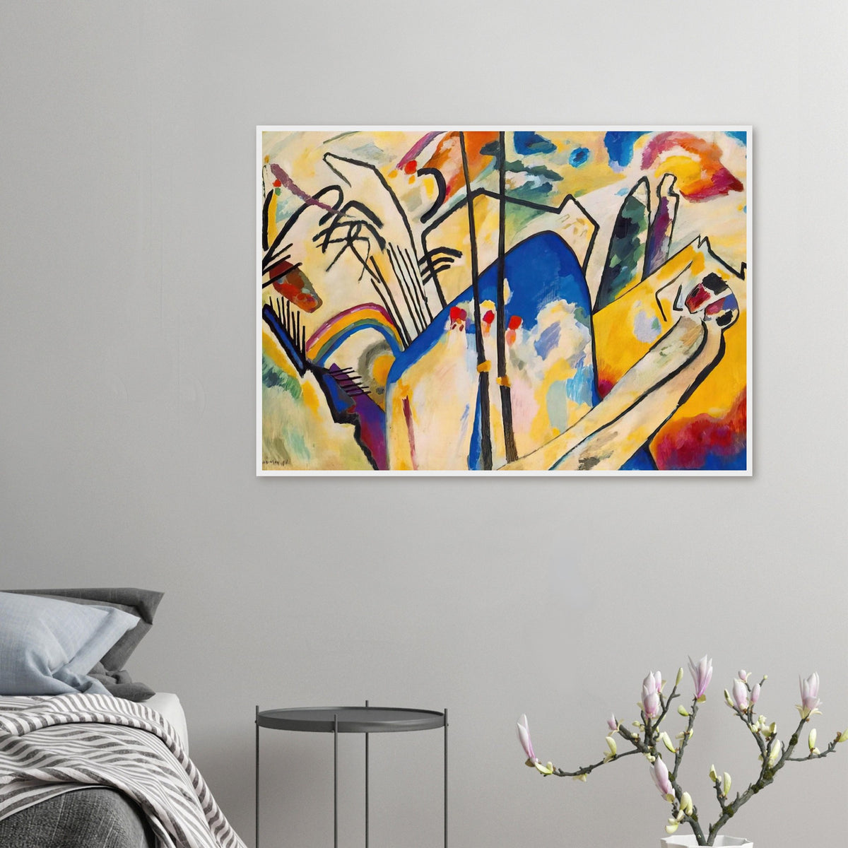 COMPOSITION IV 1911 Framed Poster | Wassily Kandinsky Framed Prints Wall Art | Wassily Kandinsky Shop