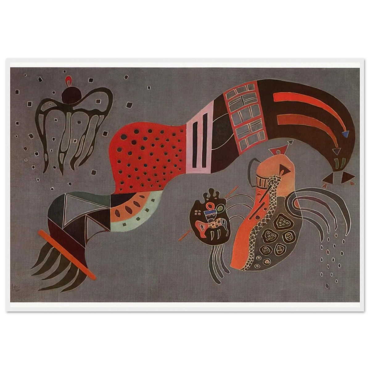 TEMPERED ELAN 1944 Framed Poster | Wassily Kandinsky Framed Prints Wall Art | Wassily Kandinsky Shop