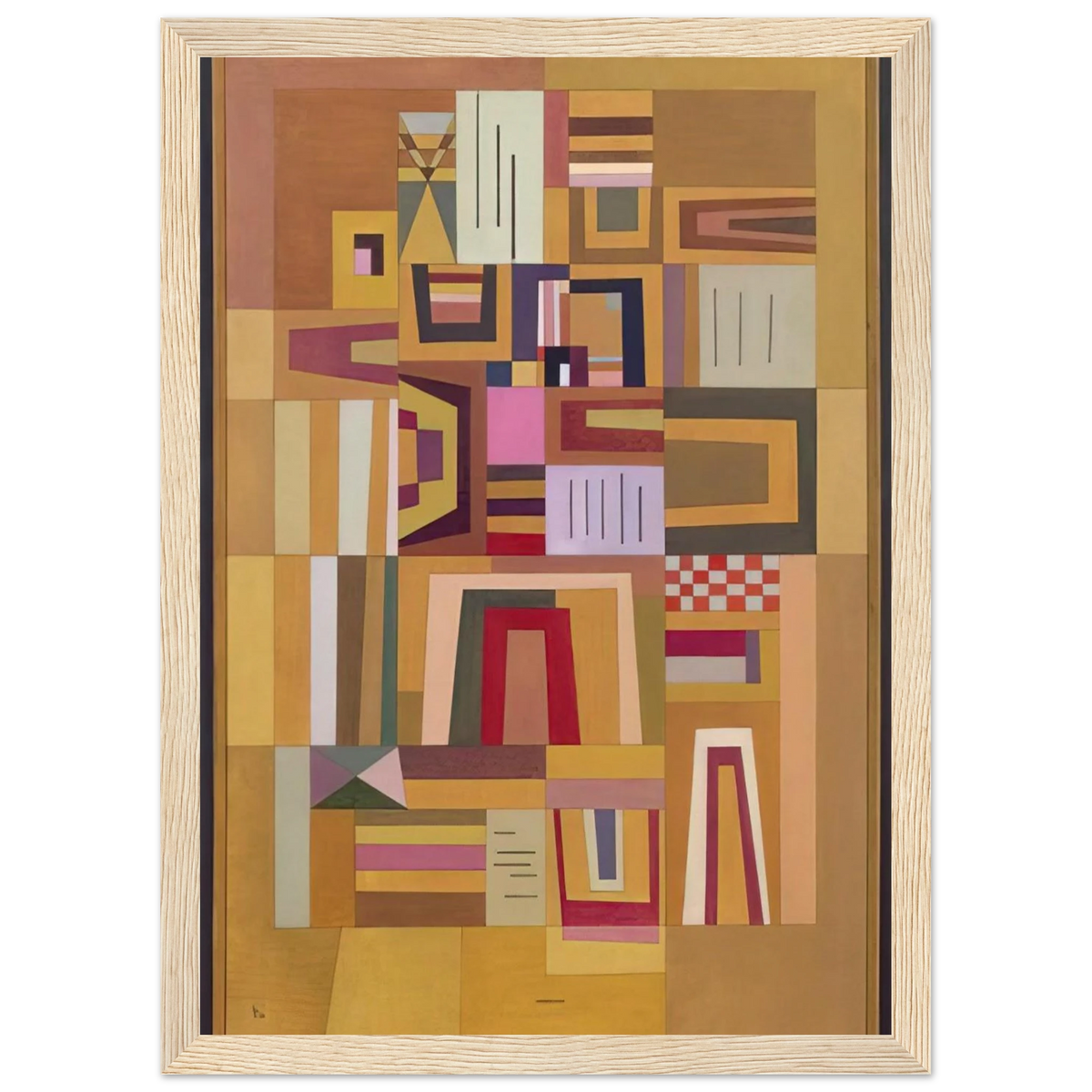 COMPENSATION ROSE 1933 Framed Poster | Wassily Kandinsky Framed Prints Wall Art | Wassily Kandinsky Shop