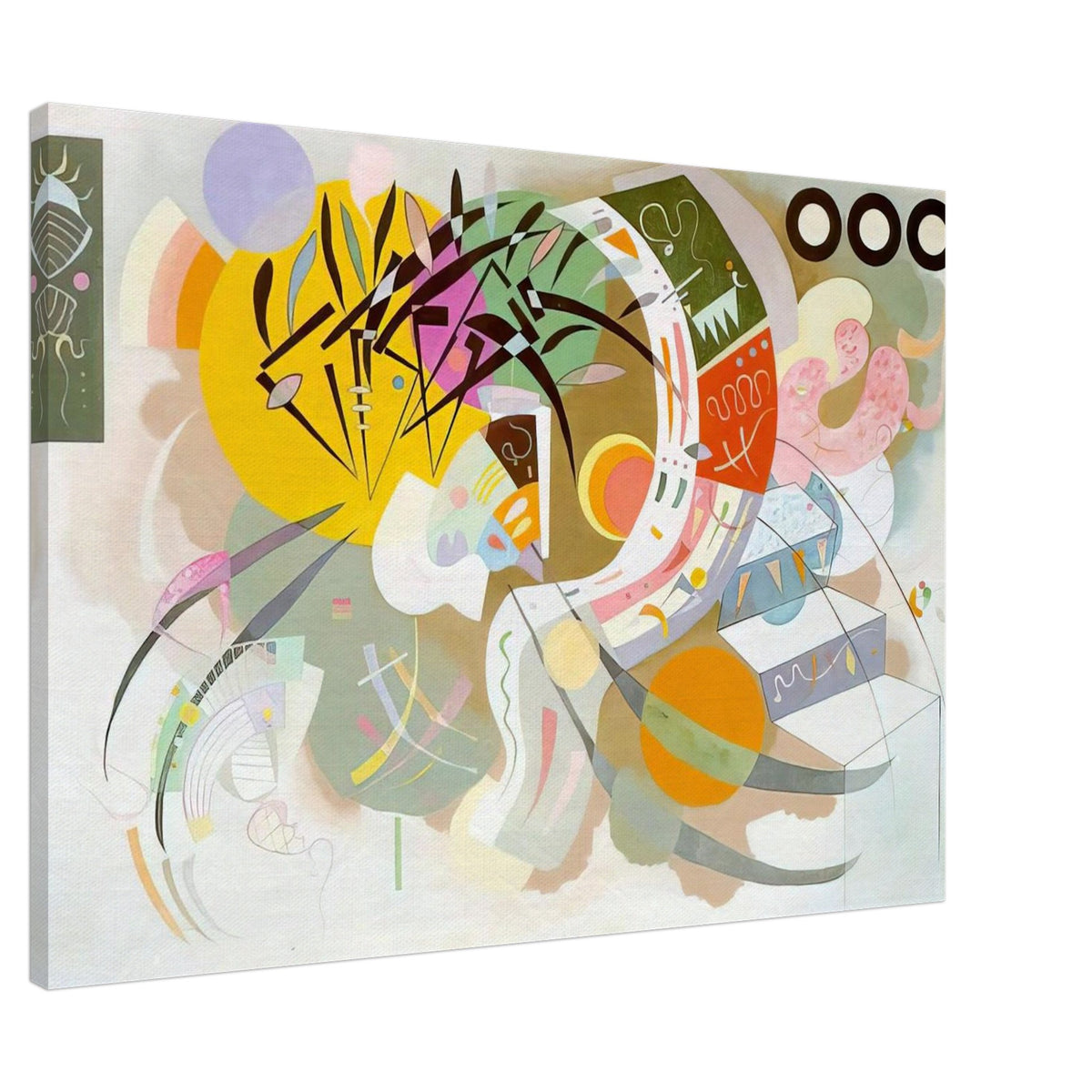DOMINANT CURVE 1936 Canvas | Wassily Kandinsky Canvas | Wassily Kandinsky Shop