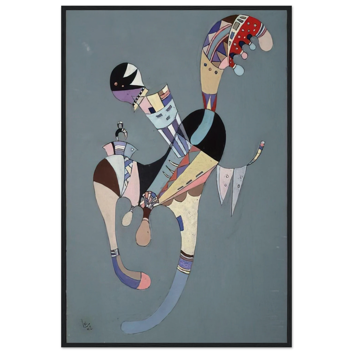 A FLOATING FIGURE 1942 Framed Poster | Wassily Kandinsky Framed Prints Wall Art | Wassily Kandinsky Shop