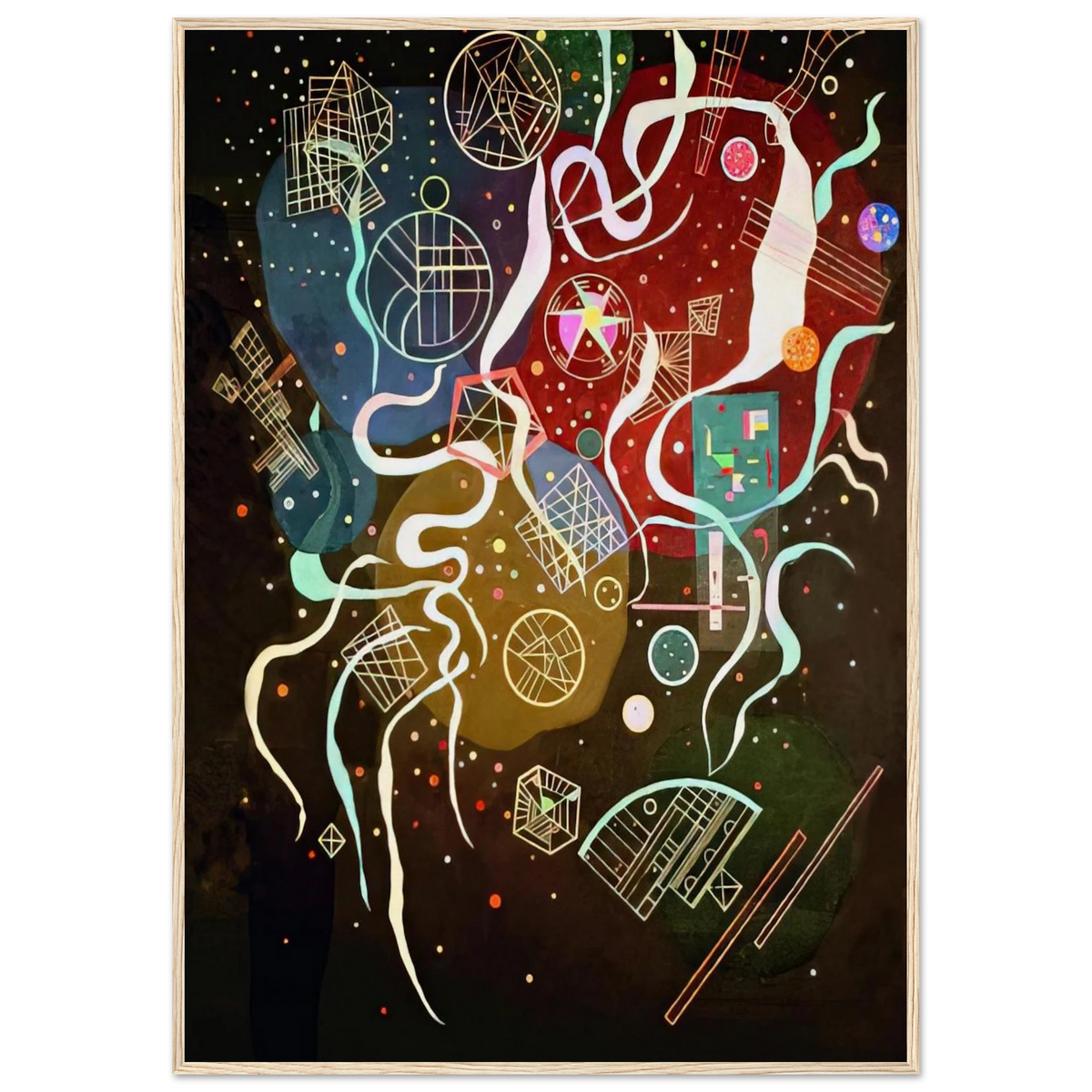 MOVEMENT I 1935 Framed Poster | Wassily Kandinsky Framed Prints Wall Art | Wassily Kandinsky Shop