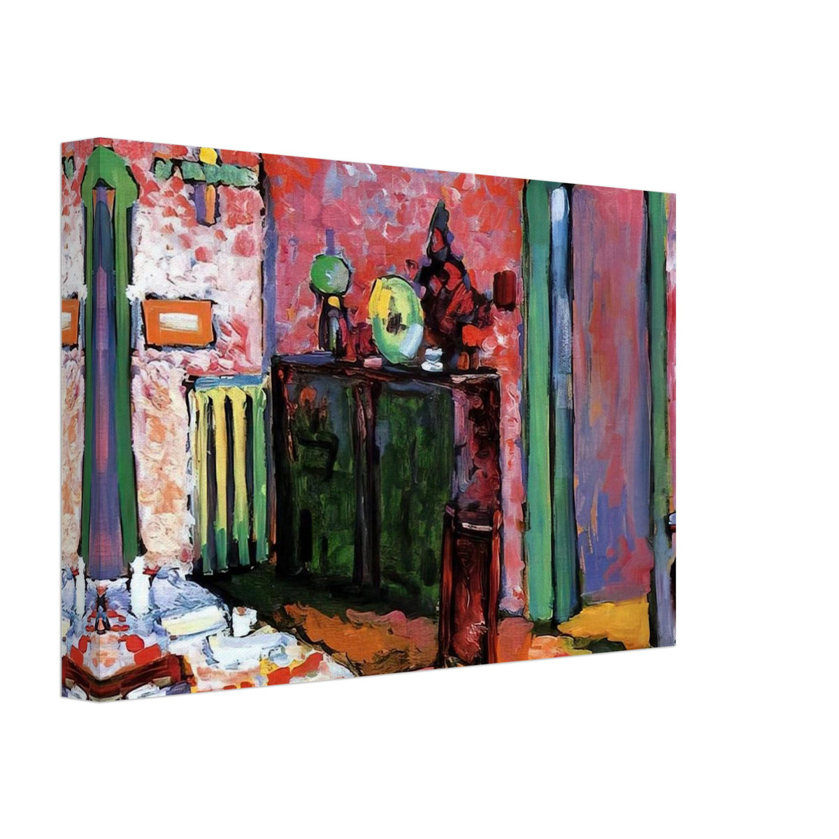 INTERIOR MY DINING ROOM 1909 Canvas | Wassily Kandinsky Canvas | Wassily Kandinsky Shop
