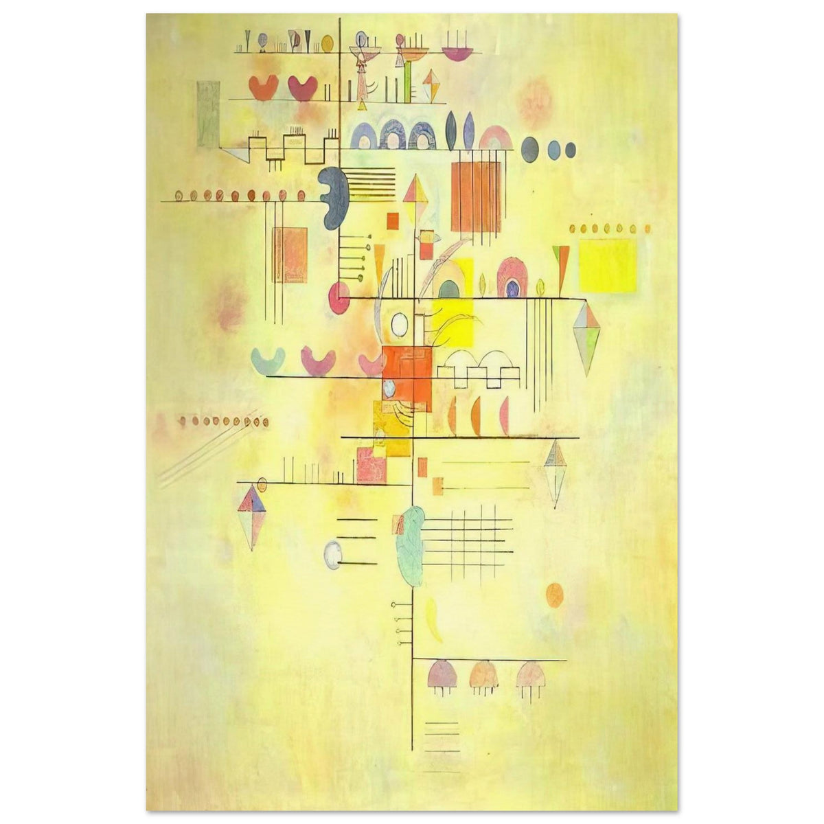 GENTLE ACCENT 1934 Poster | Wassily Kandinsky Poster | Wassily Kandinsky Shop