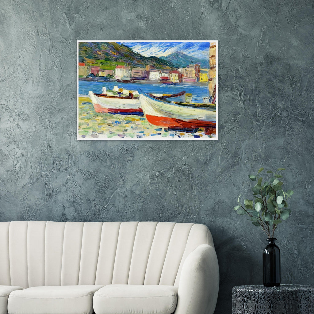 RAPALLO BOATS Framed Poster | Wassily Kandinsky Framed Prints Wall Art | Wassily Kandinsky Shop