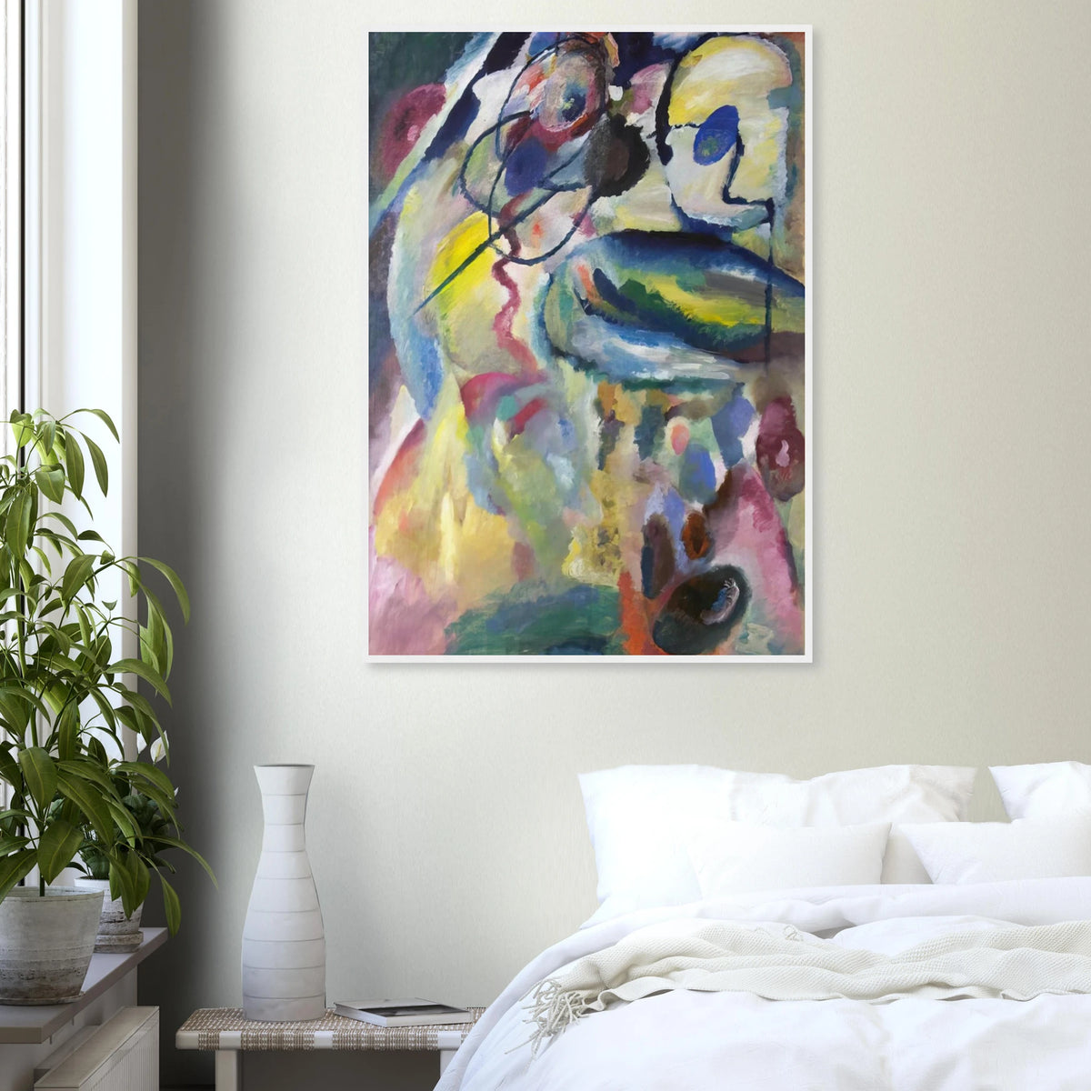 PICTURE WITH A CIRCLE 1911 Framed Poster | Wassily Kandinsky Framed Prints Wall Art | Wassily Kandinsky Shop
